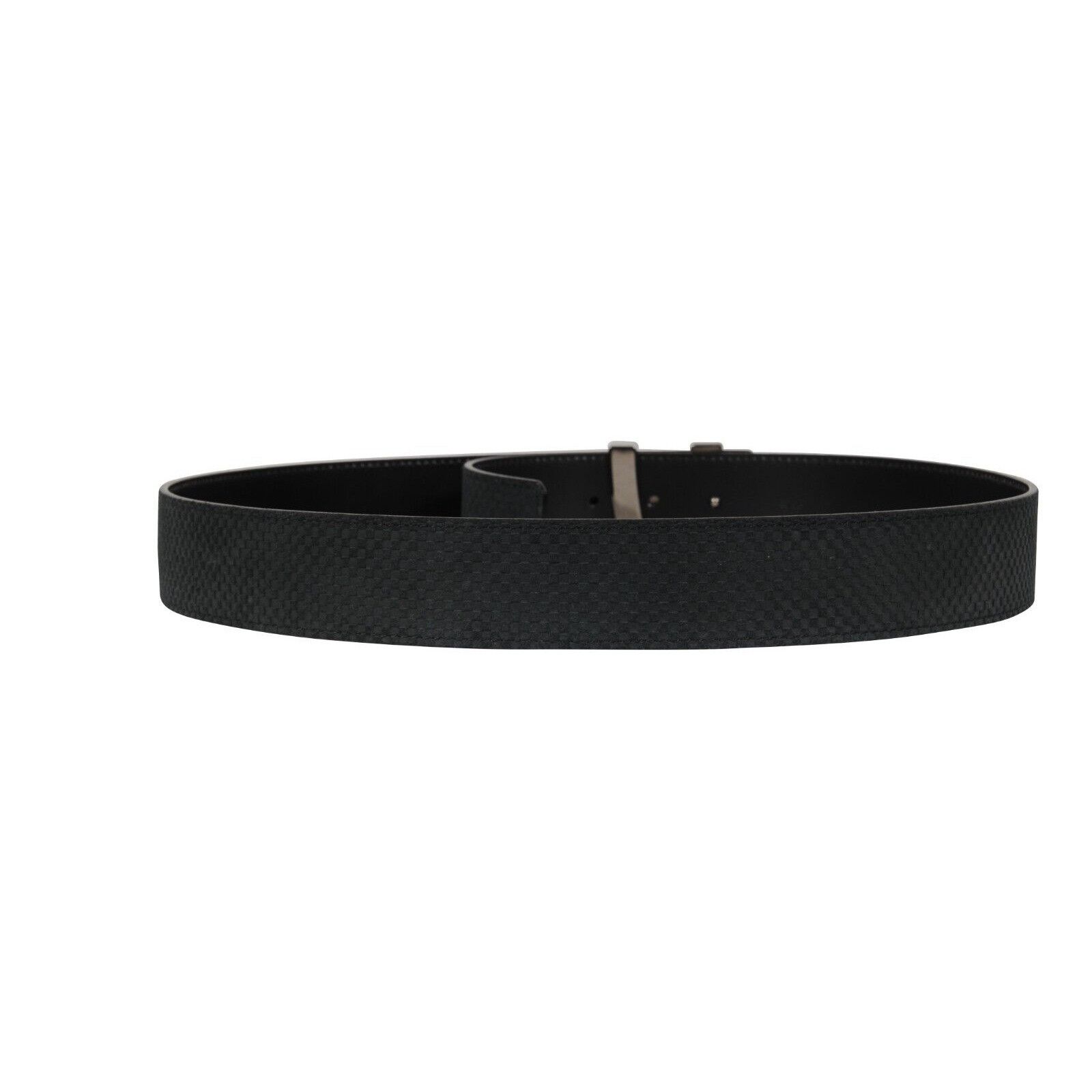 Louis Vuitton Mini Damier 40mm LV Initials Belt Blue Suede Size 40 - 7 Thumbnail