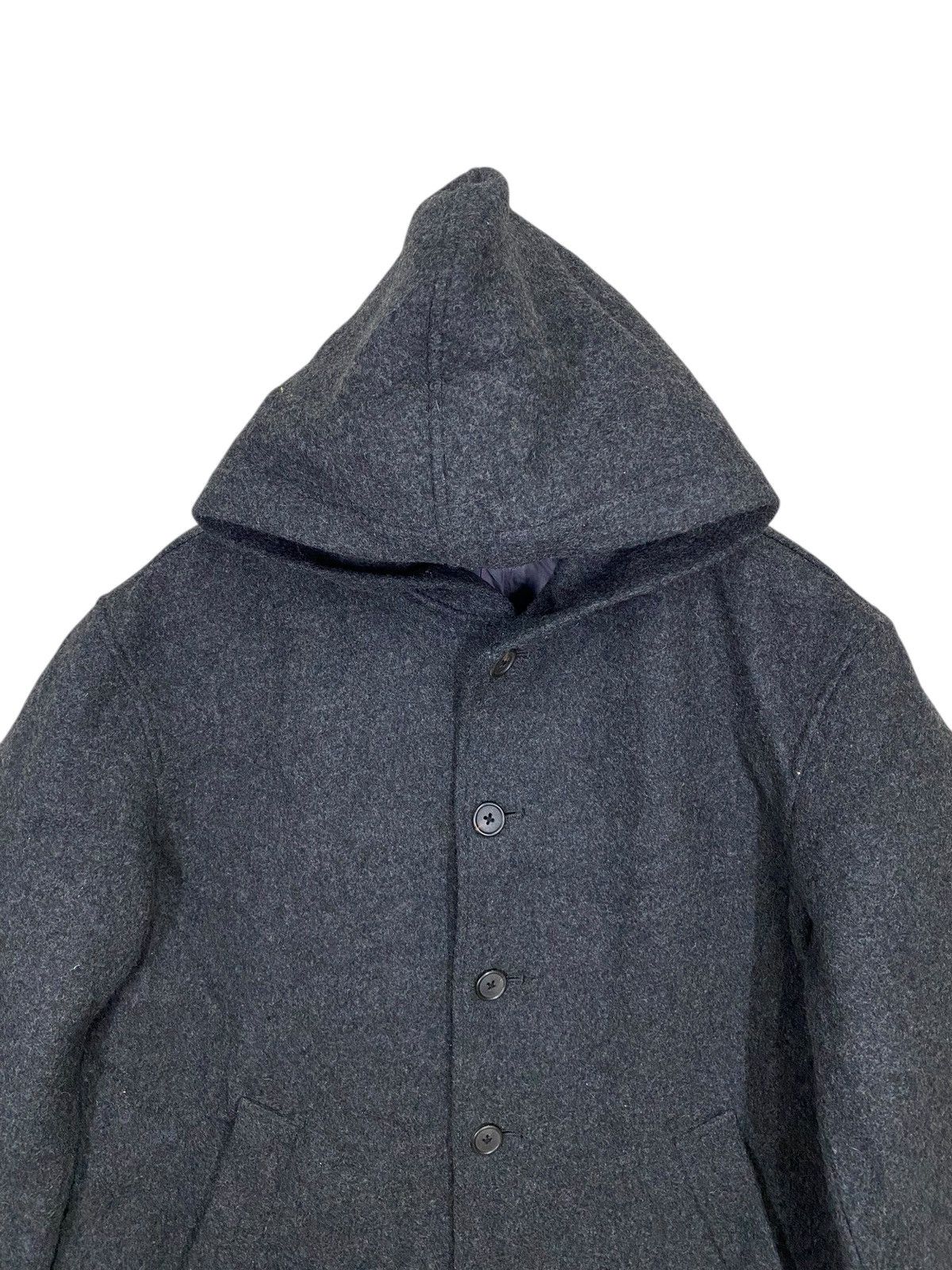 Yohji Yamamoto 🔥YOHJI YAMAMOTO🔥 y's for men longcoat wool jacket big size Size US XL / EU 56 / 4 - 5 Thumbnail