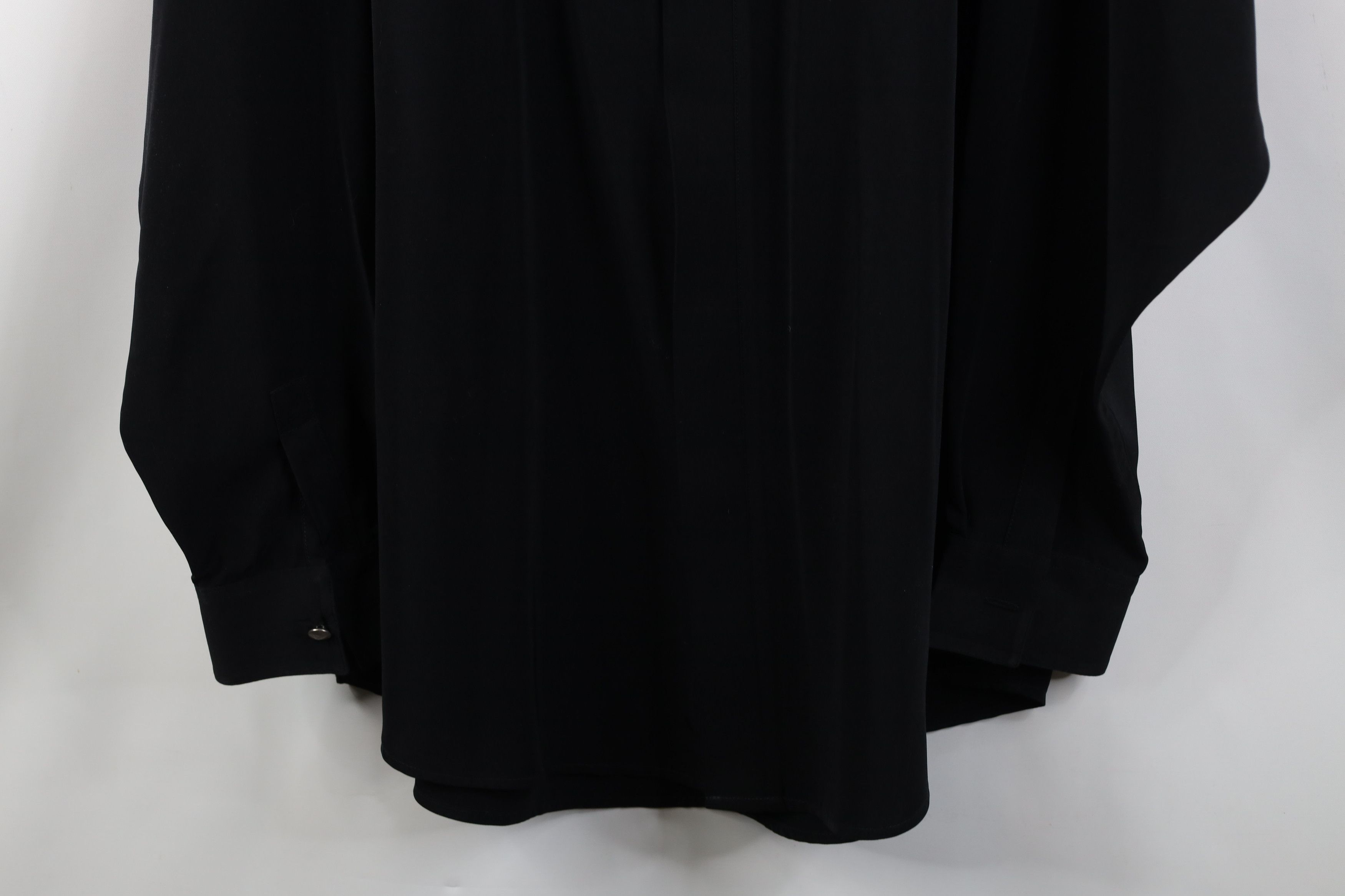 Vintage Vintage 80s 90s Streetwear Block Collared Button Shirt Black Size US XL / EU 56 / 4 - 3 Thumbnail