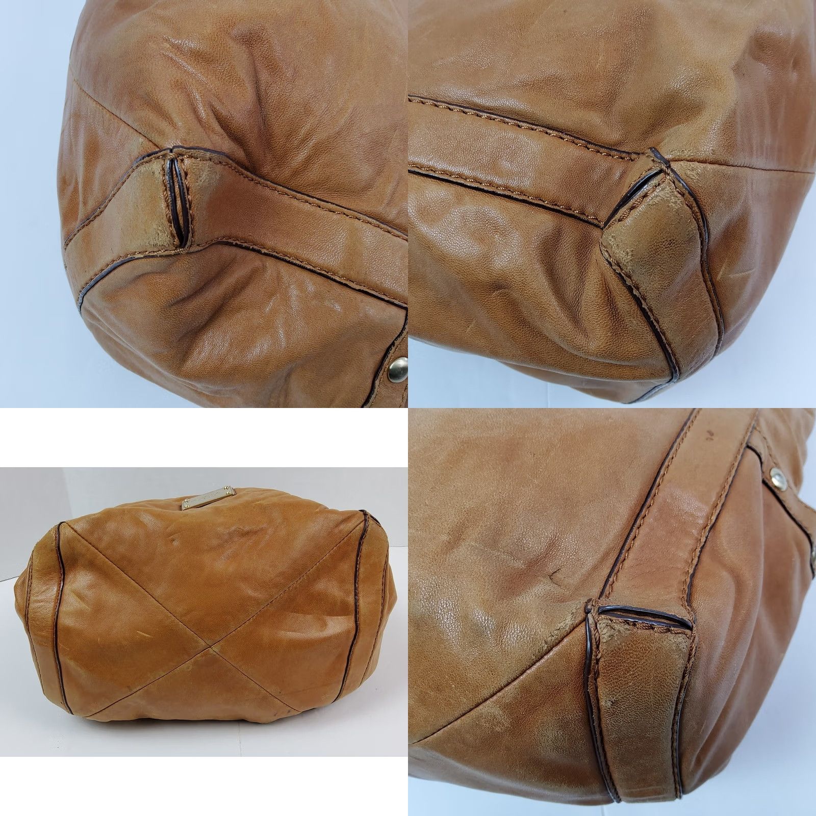 Michael Kors Michael Kors Shoulder Bag Leather Purse Women Large Brown Slouchy Exterior Leather Size ONE SIZE - 8 Thumbnail