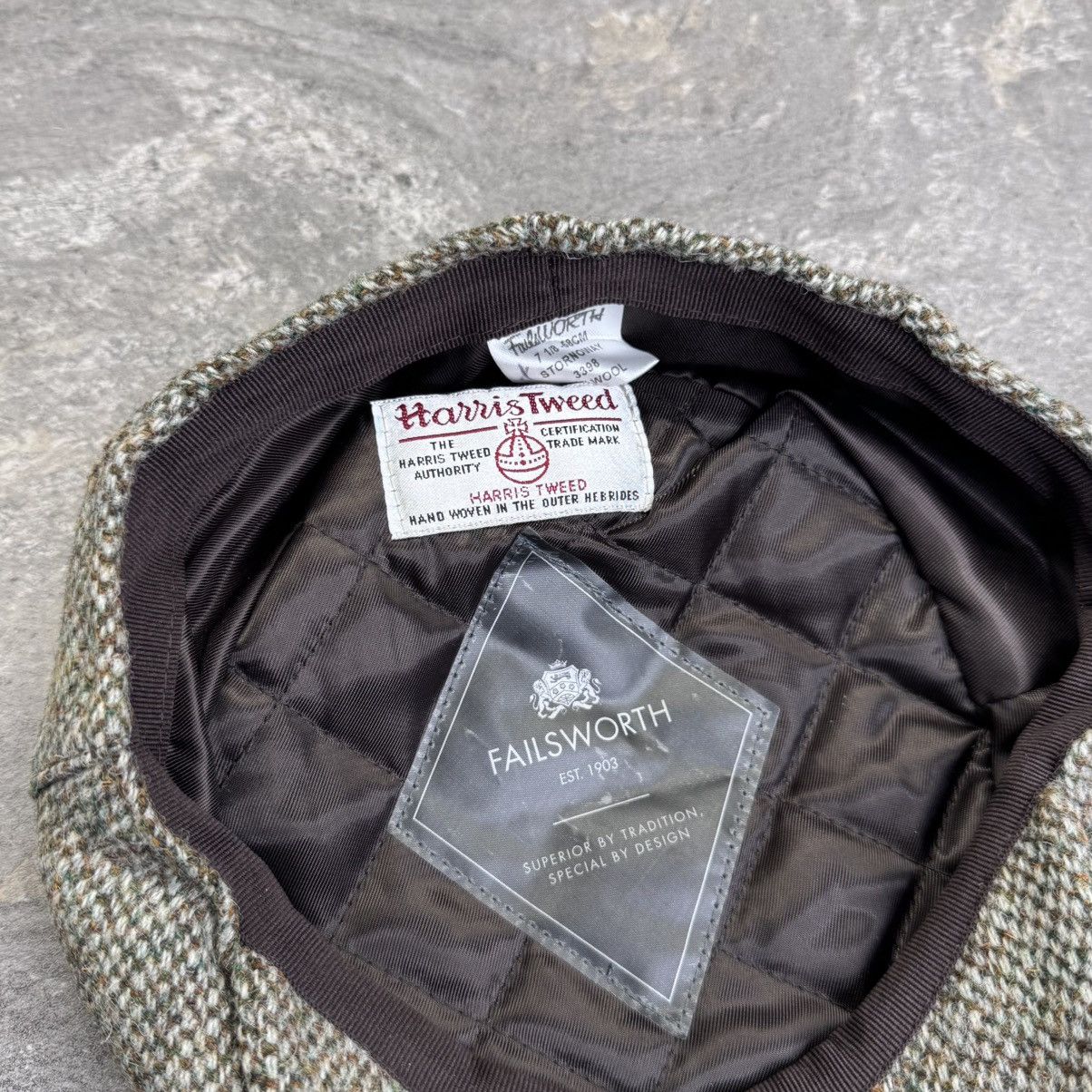 Harris Tweed Harris Tweed Failsworth flat cap wool hat Size ONE SIZE - 3 Thumbnail