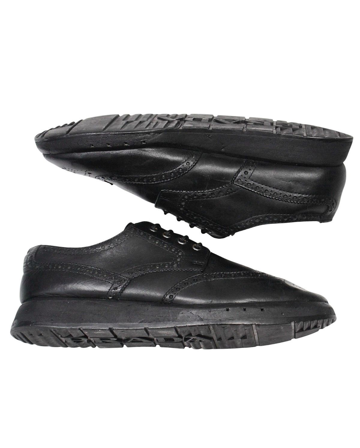 Prada 2000S PRADA PLATFORM LUG SOLE BROGUES Size US 7 / EU 40 - 4 Thumbnail