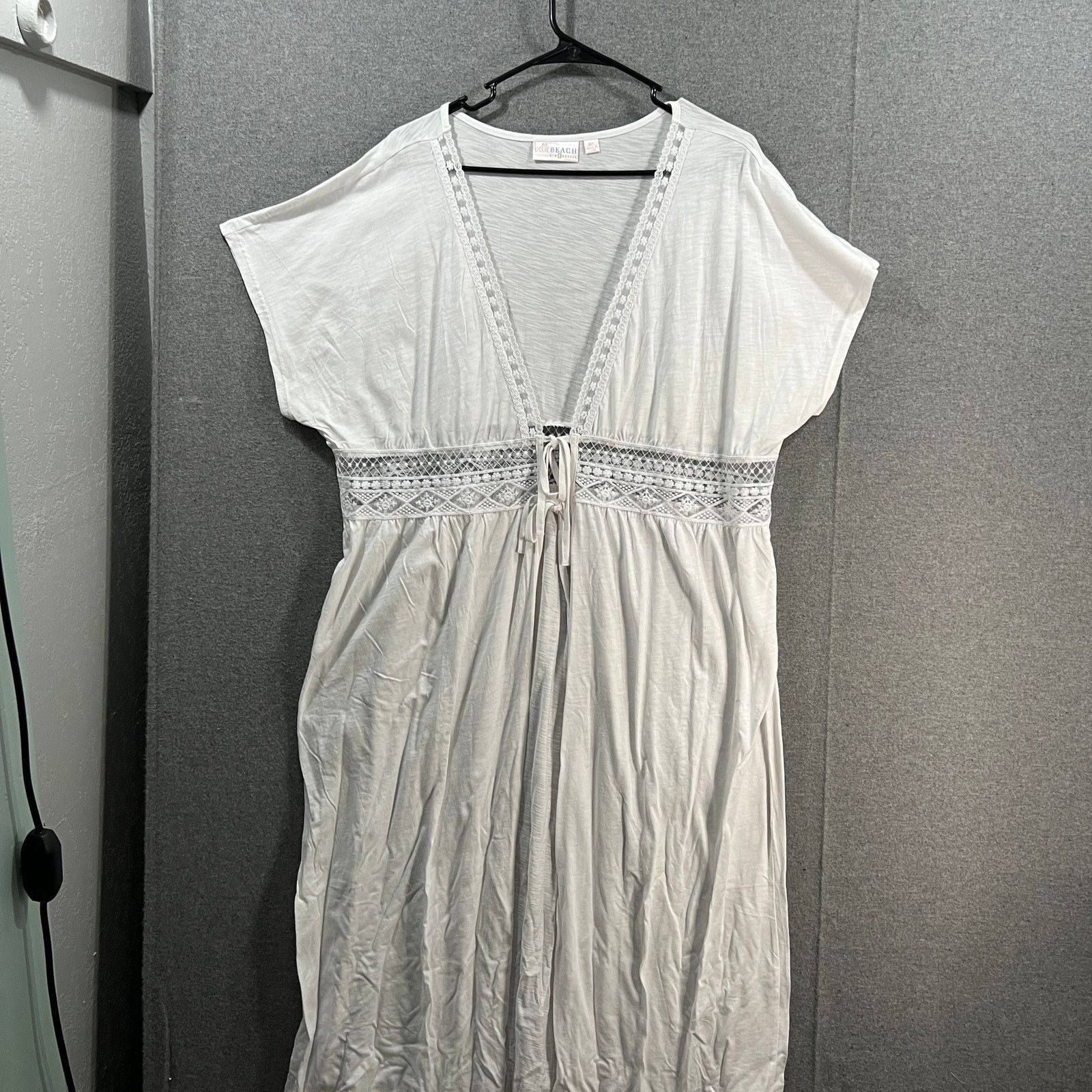 Other Belle Beach by Kim Gravel Regular Slub Knit Tie Front Cove Size M / US 6-8 / IT 42-44 - 1 Thumbnail