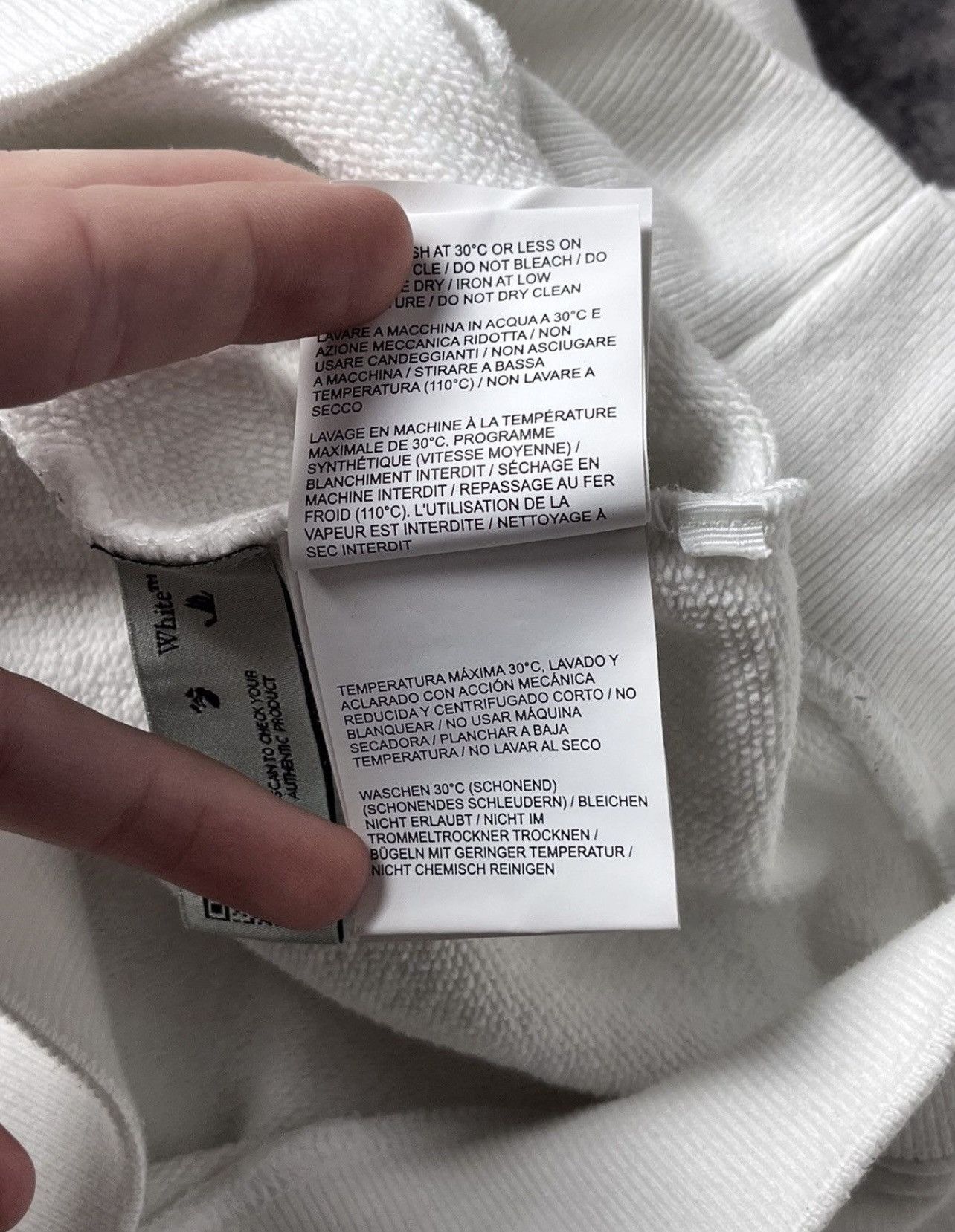 Off-White OFF-WHITE PAINTED ARROW SWEATSHIRT SS20 Size US S / EU 44-46 / 1 - 6 Thumbnail