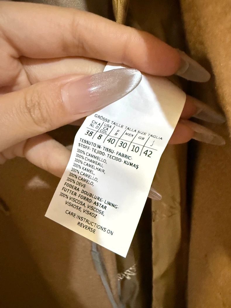 Max Mara Max Mara Limited Camel Hair Show Cloak Coat Size XL / US 12-14 / IT 48-50 - 5 Thumbnail