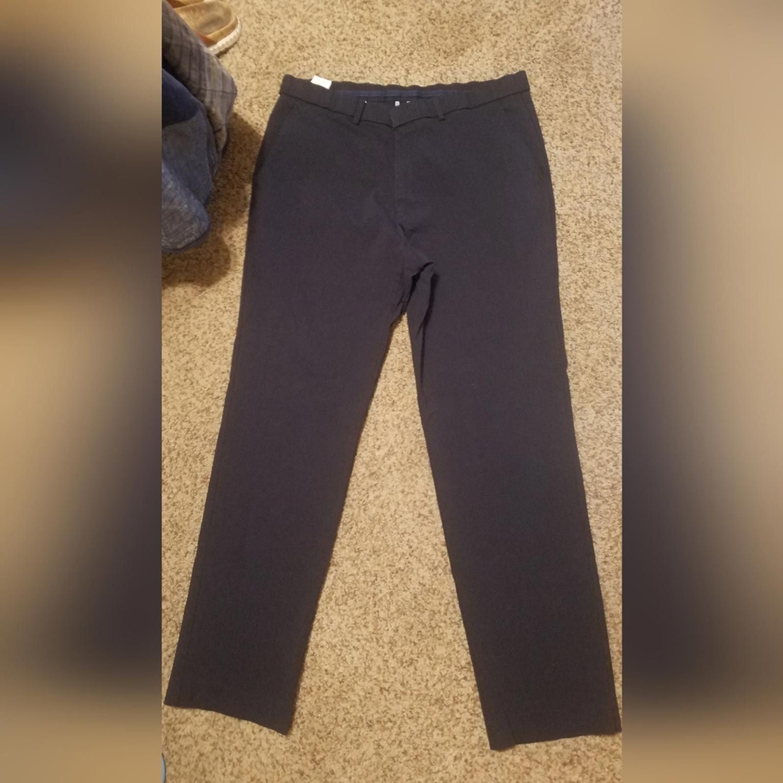 Tommy Hilfiger Tommy Hilfiger Navy Blue Dress Pants 36/32 Size US 36 / EU 52 - 2 Thumbnail