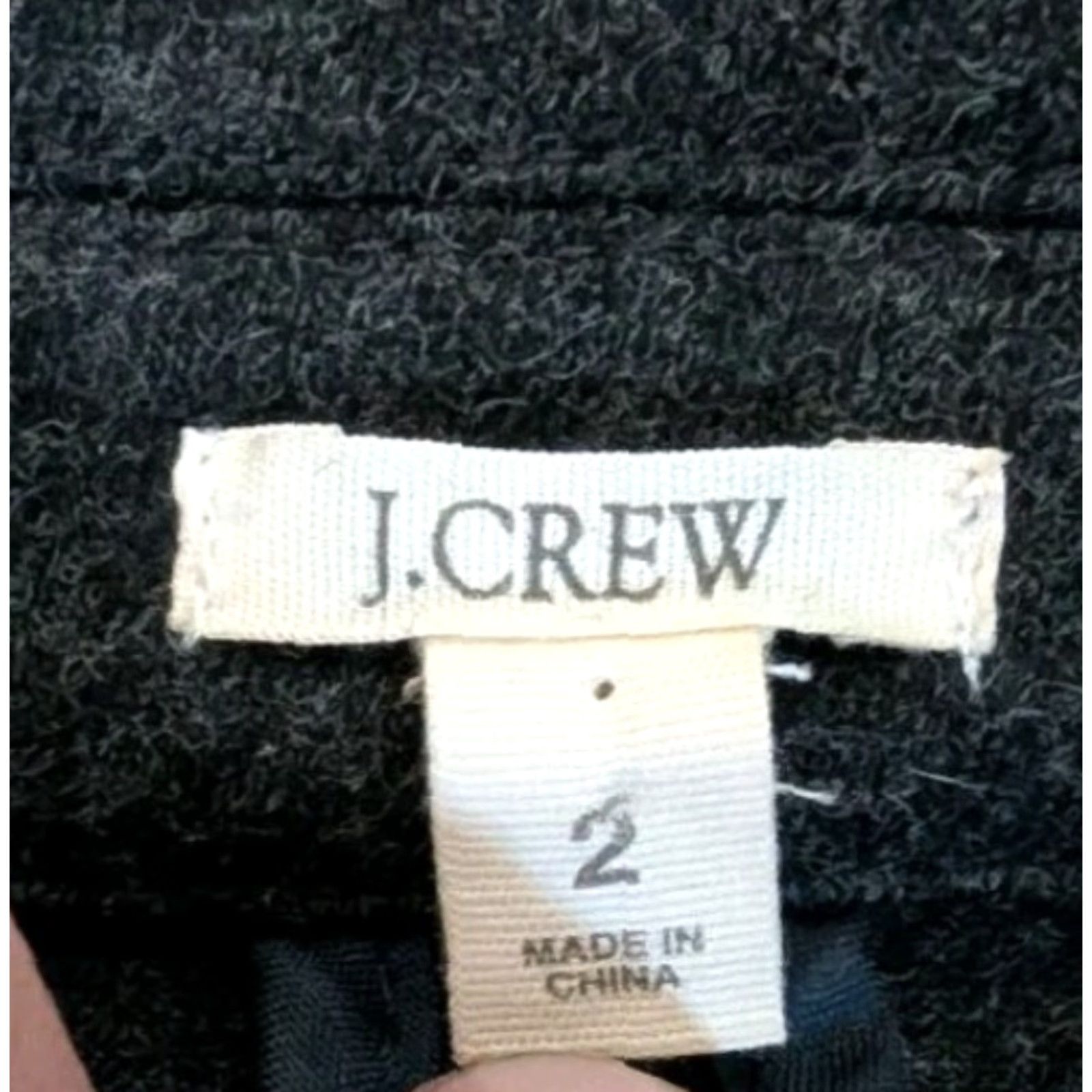 J.Crew J.CREW Blazer Wool Benny Womens Grey Double Breasted Jacket Size 2 EUC Jacket/Coat Short Length Button Closure Classic Preppy 3-4? Size XS / US 0-2 / IT 36-38 - 5 Thumbnail