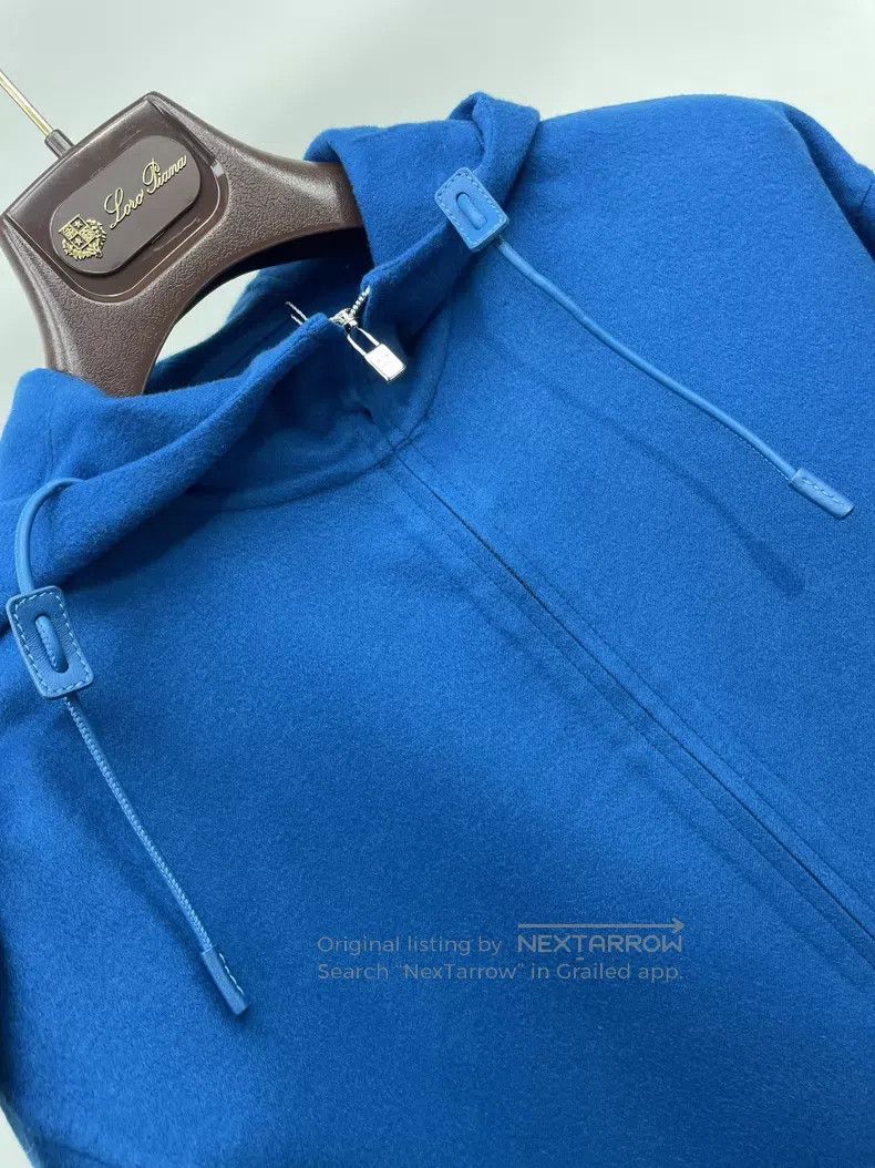 Loro Piana Loro Piana Solid color cashmere zipper hooded jacket. Size XS / US 0-2 / IT 36-38 - 3 Thumbnail