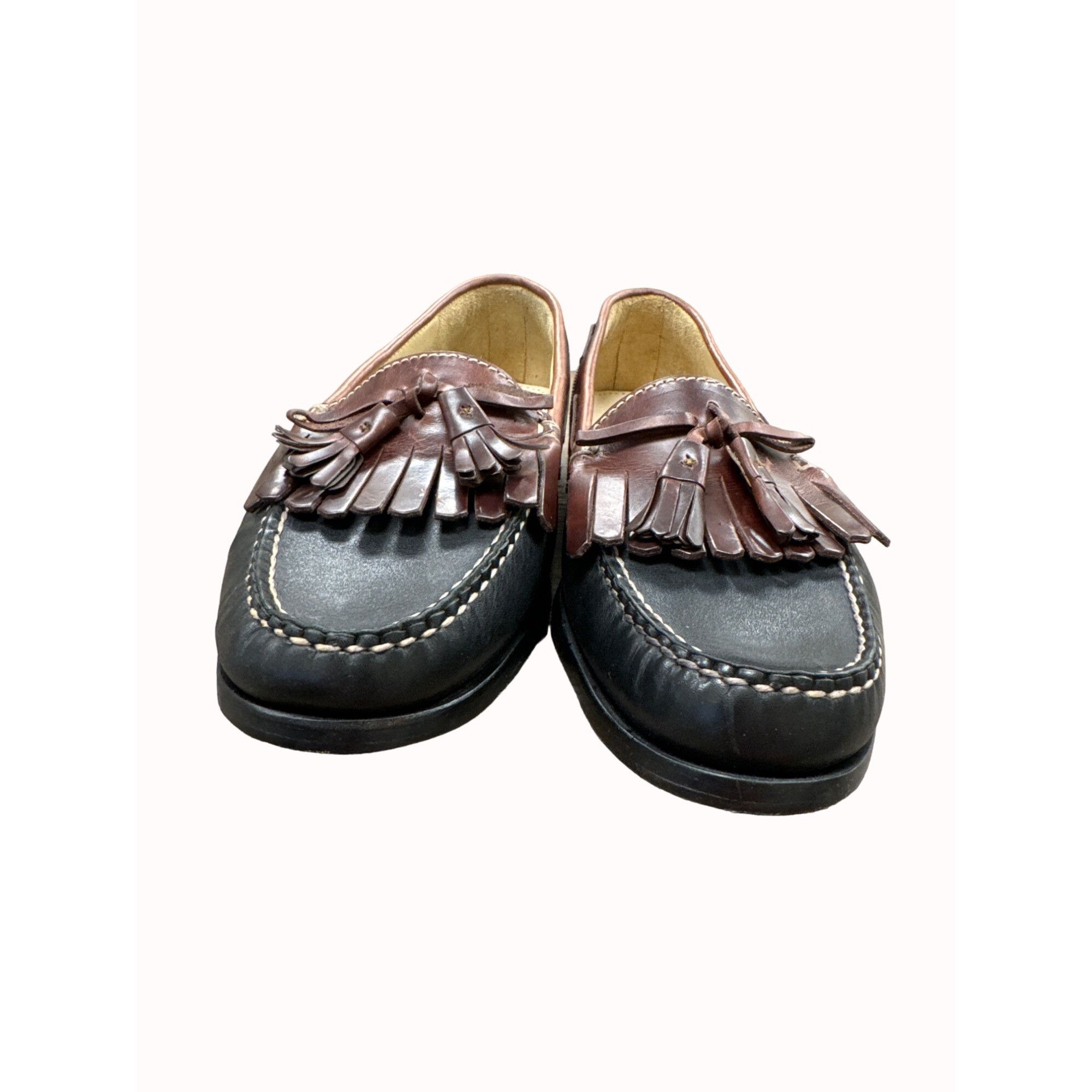 Cole Haan Cole Haan men’s brown leather tassel slip on loafer shoes 9D Size US 9 / EU 42 - 7 Thumbnail