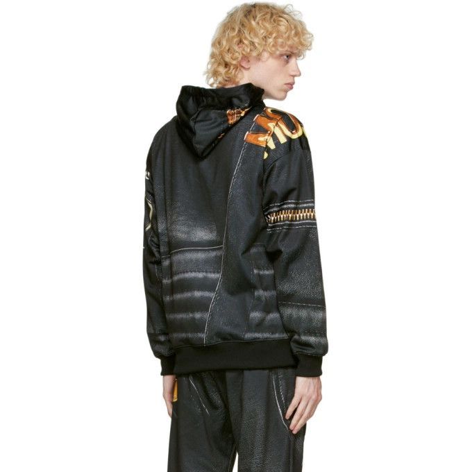 Moschino o1y0225 Logo Hoodie in Black/Gold Size US S / EU 44-46 / 1 - 3 Thumbnail