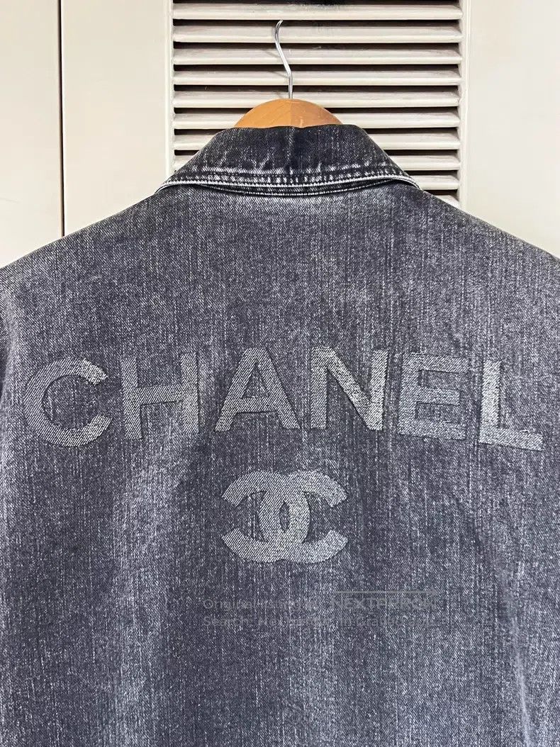 Chanel Chanel Classic logo embroidered denim jacket Size XS / US 0-2 / IT 36-38 - 5 Thumbnail