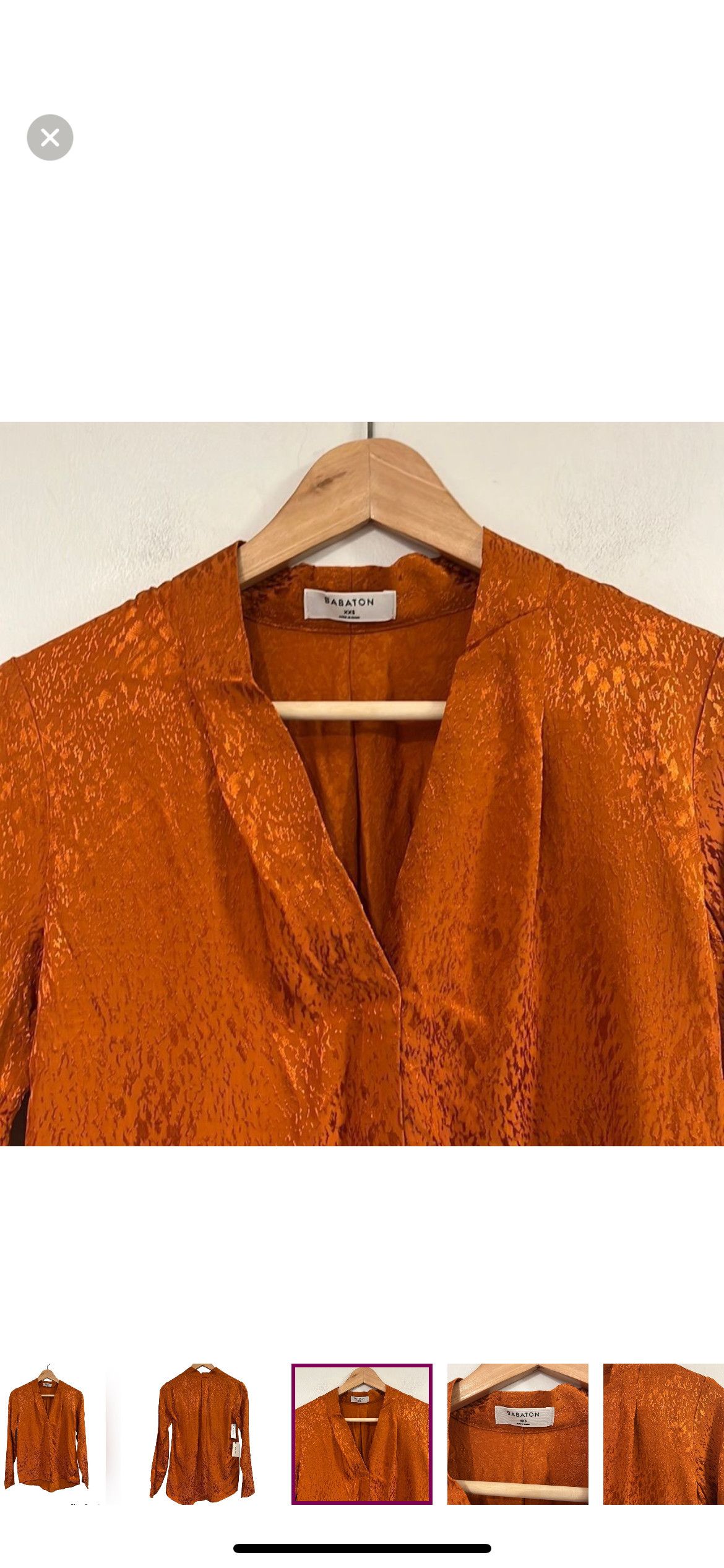 Aritzia Babaton Power Blouse Size XXS / US 00 / IT 34 - 3 Thumbnail