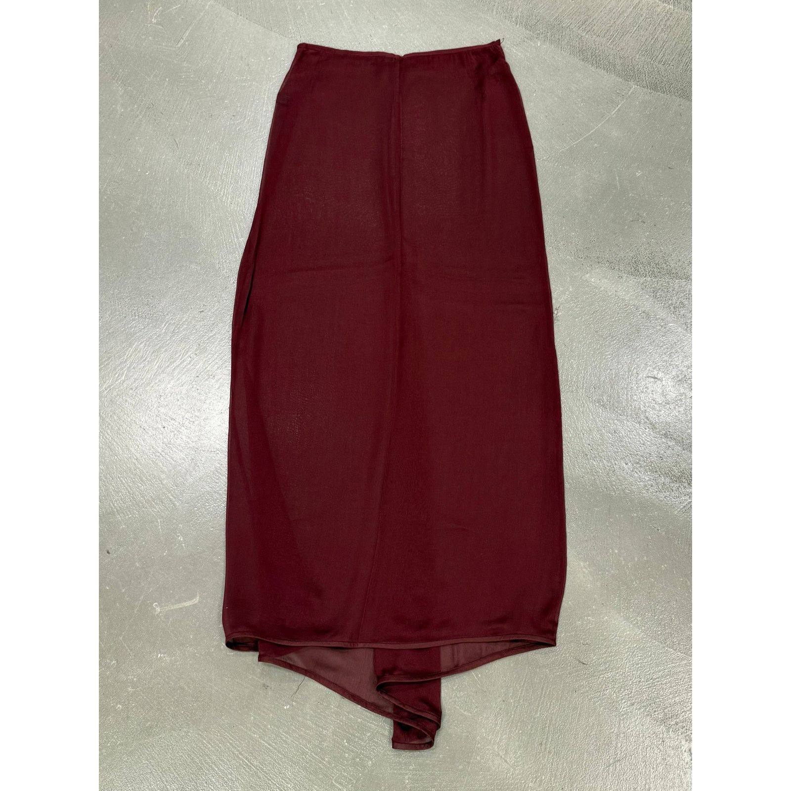 Prada S/S1997 Prada silk long red skirt Size 28" / US 6 / IT 42 - 5 Thumbnail