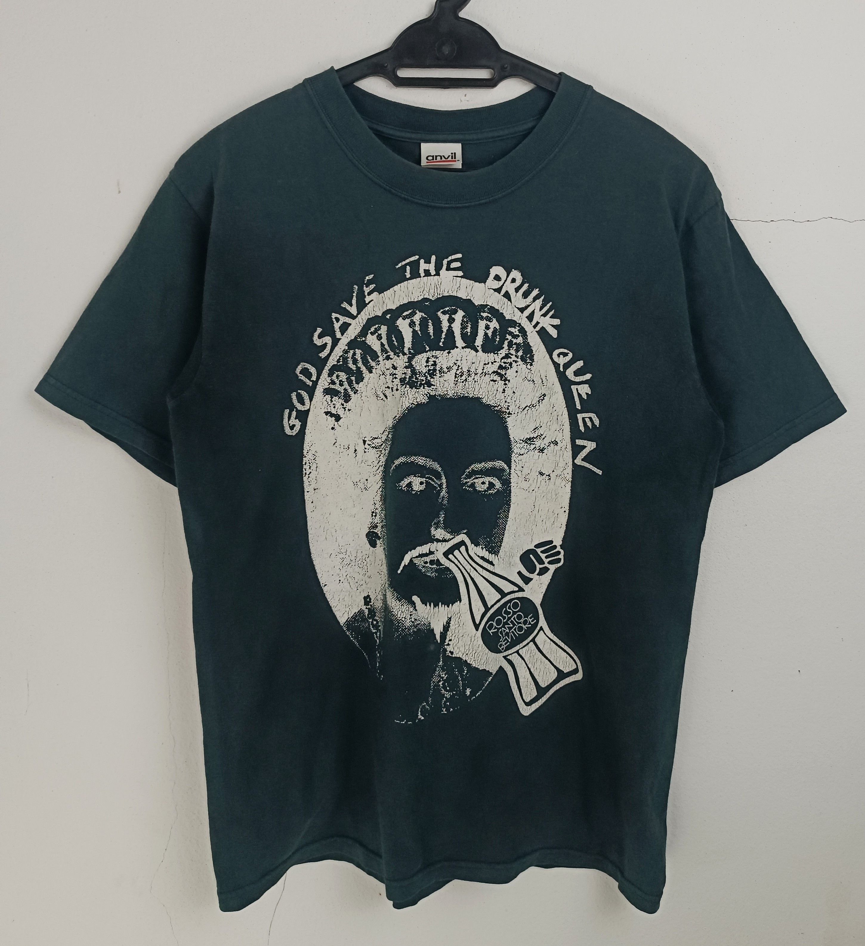 Vintage VINTAGE GOD SAVE THE DRUNK QUEEN FUNNY SEX PISTOLS PUNK RARE Size US S / EU 44-46 / 1 - 3 Thumbnail