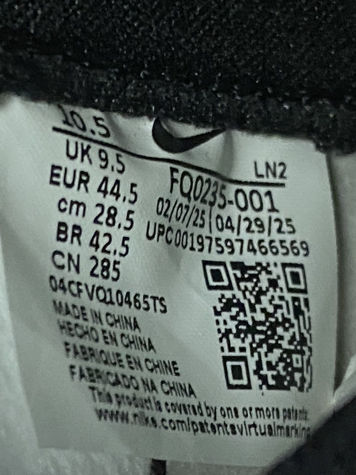 Nike Size 10.5 - Nike Vapor Edge 360 Untouchable Black Men’s Size US 10.5 / EU 43-44 - 9 Thumbnail