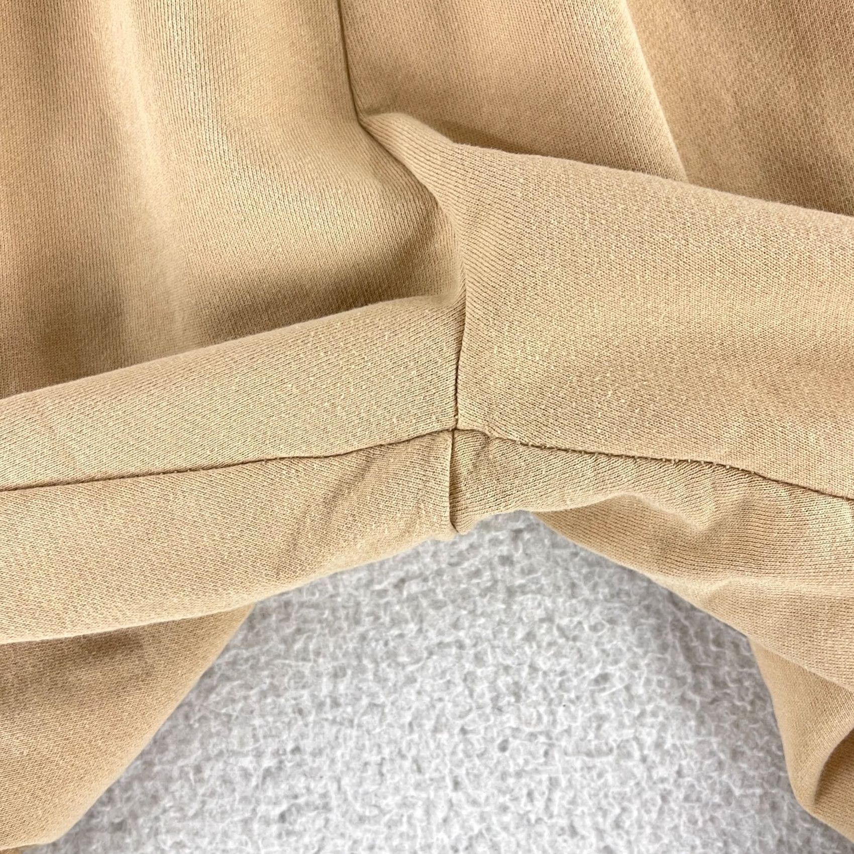 Vintage WeWoreWhat Jogger Sweat Pants Womens Medium Beige Pull On High-Rise Size 32" / US 10 / IT 46 - 6 Thumbnail