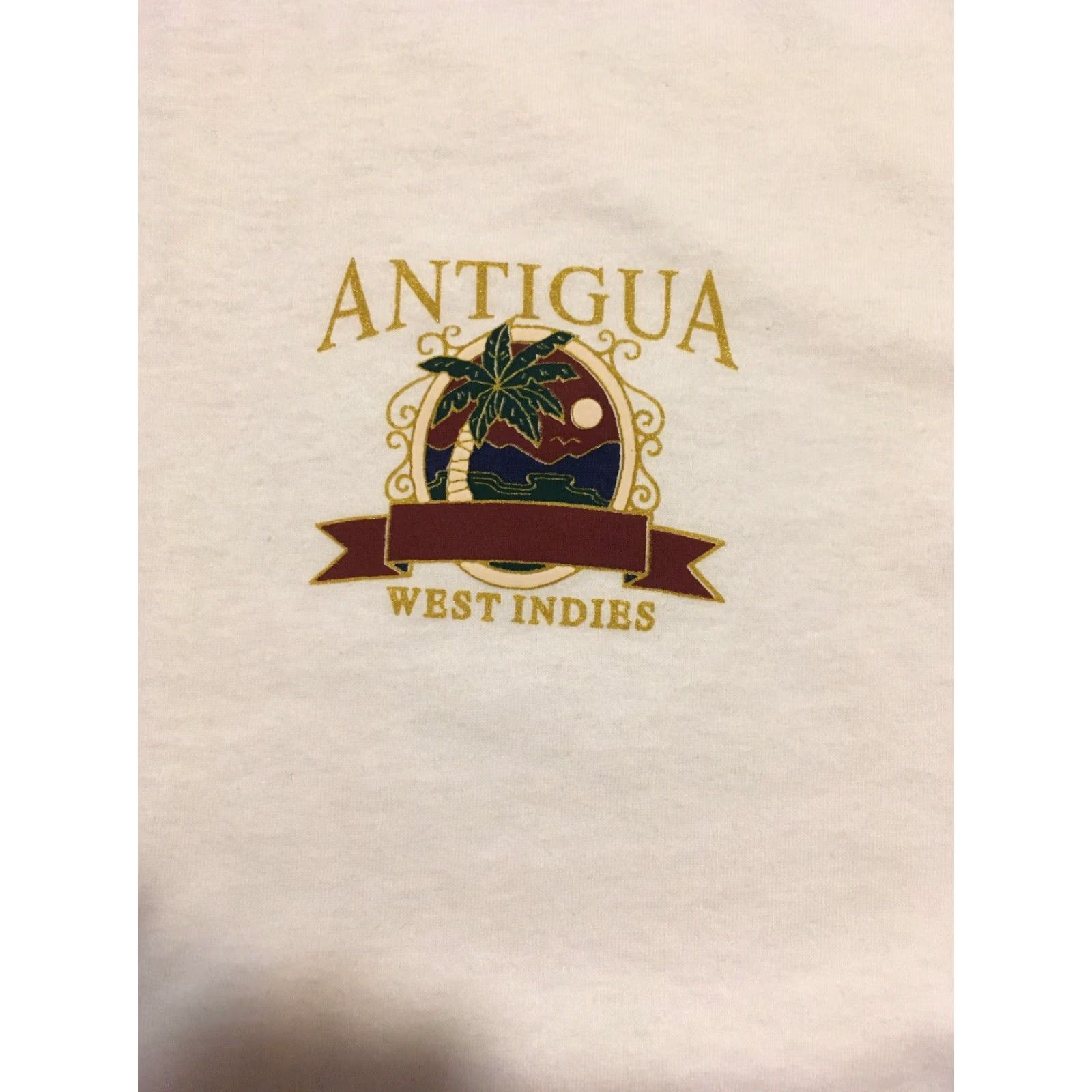 Hanes VINTAGE Hanes Graphic Tee Shirt Sportswear Beach Caribbean Antigua Size XL White Mens Size US XL / EU 56 / 4 - 2 Thumbnail