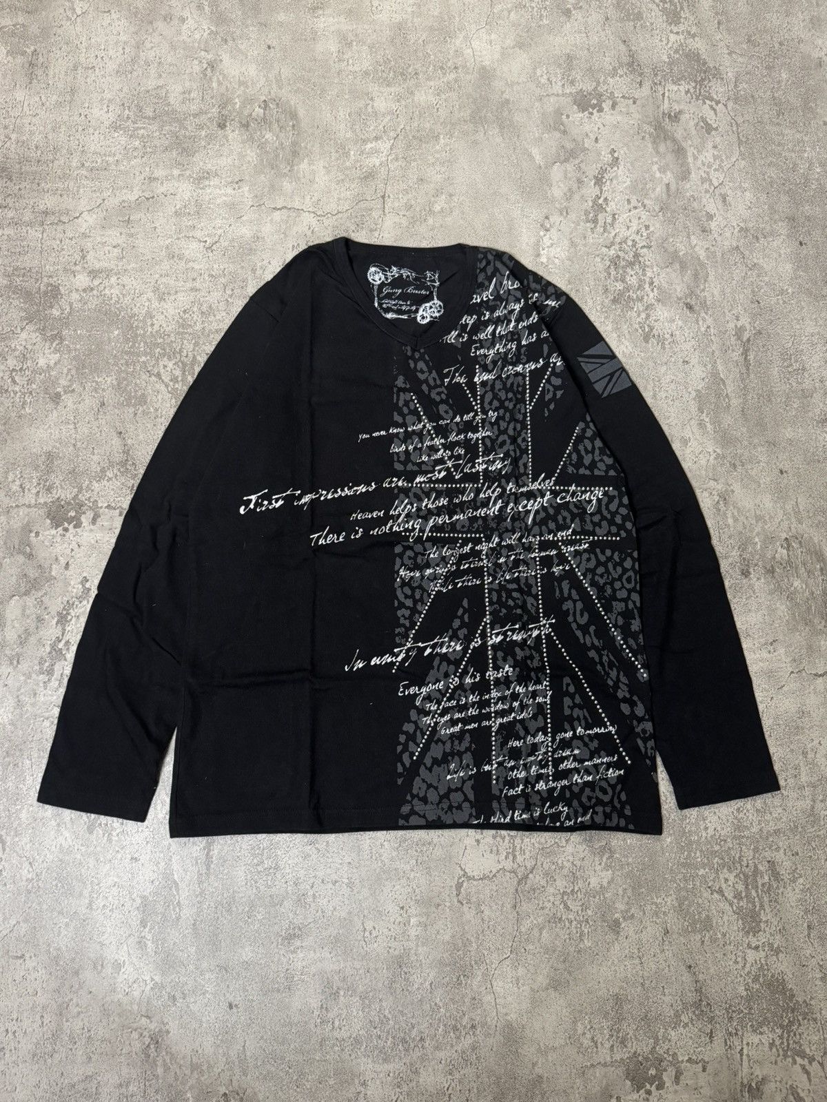 Japanese Brand Y2K GUNG BROTHER GOTHIC POEM JAPANESE STYLE LONGSLEEVE Size US M / EU 48-50 / 2 - 1 Thumbnail