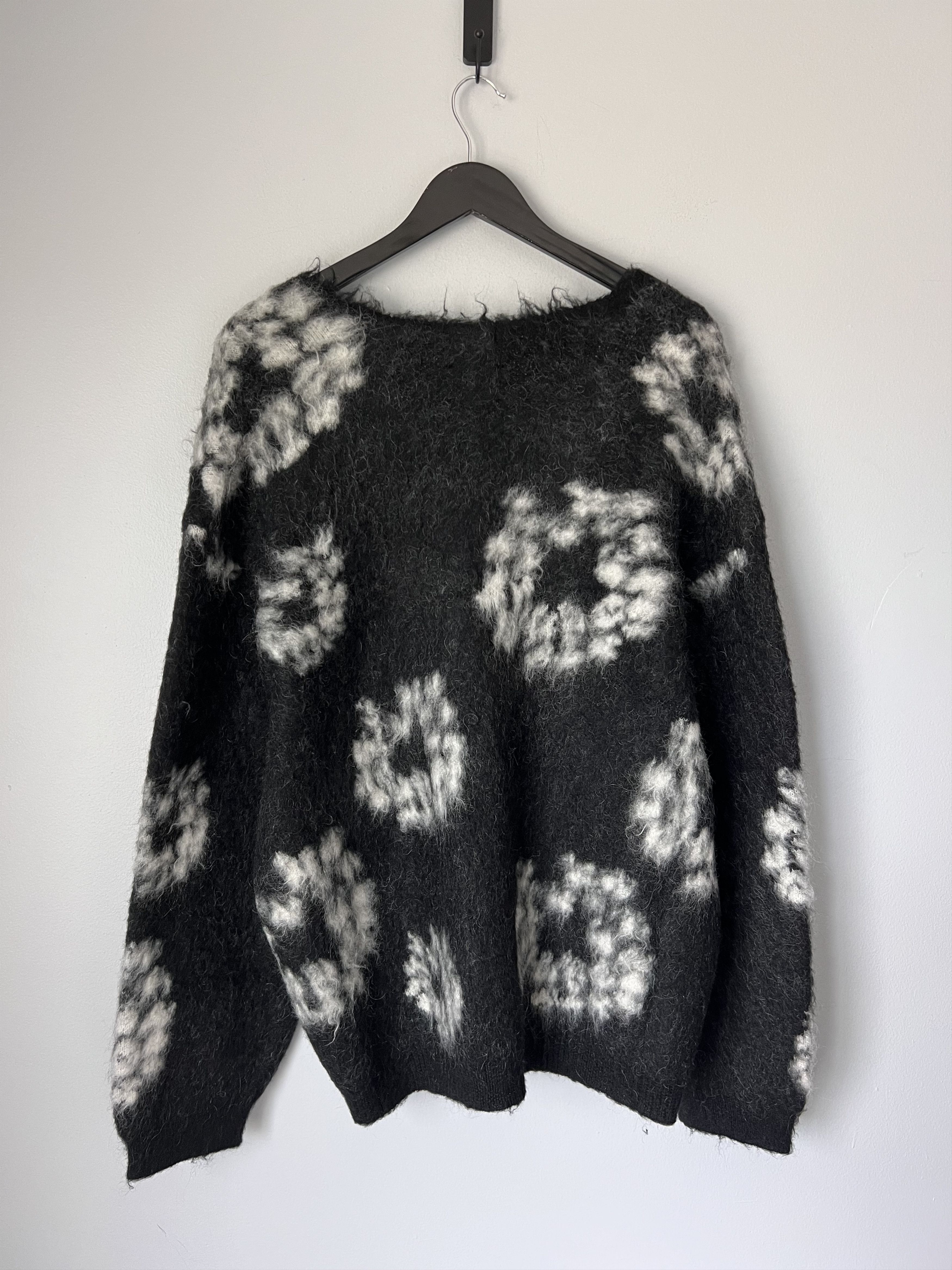 DENIM TEARS × Saint Michael Saint Michael Denim Tears Cotton Wreath Mohair Cardigan Size US L / EU 52-54 / 3 - 5 Thumbnail