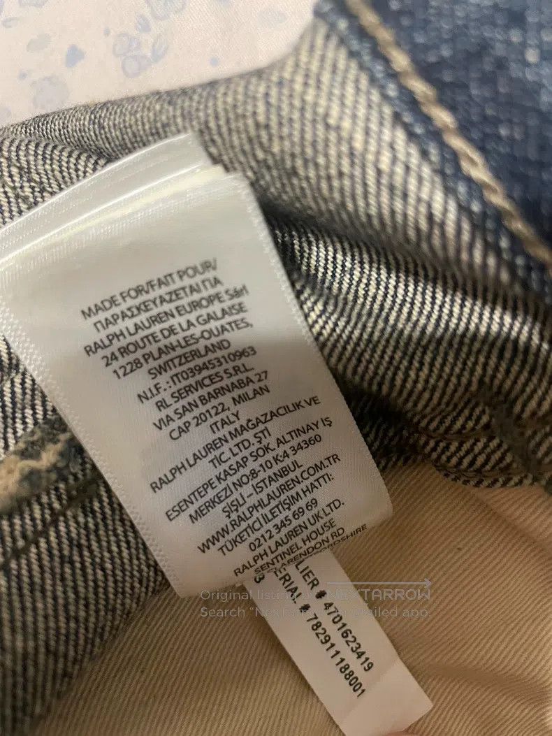 RRL Ralph Lauren RRL Ralph Lauren 23AW Destruction Mud Dyeing Splicing Bull Size US 32 / EU 48 - 5 Thumbnail