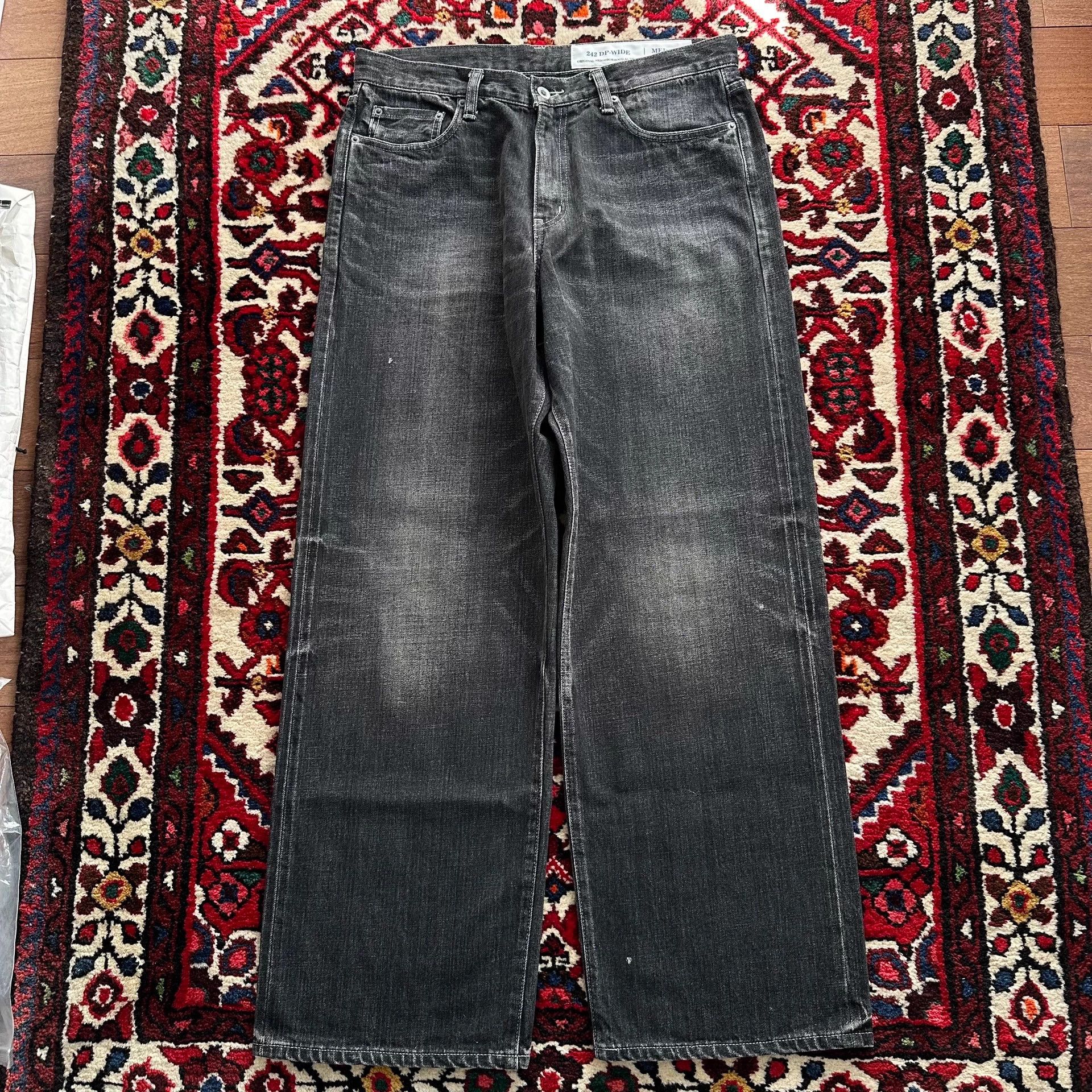 Neighborhood NEIGHBORHOOD 24AW DP WIDE Washed Black Denim Jeans M Size US 32 / EU 48 - 1 Thumbnail