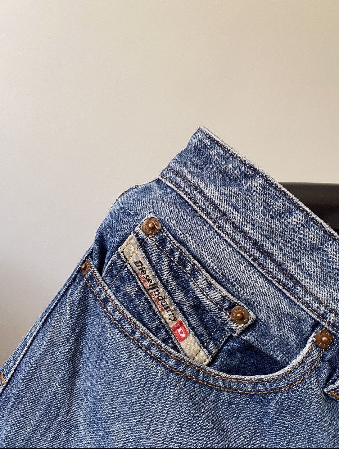 Diesel Diesel Vintage Blue Denim Y2K Pants Size US 31 - 3 Thumbnail