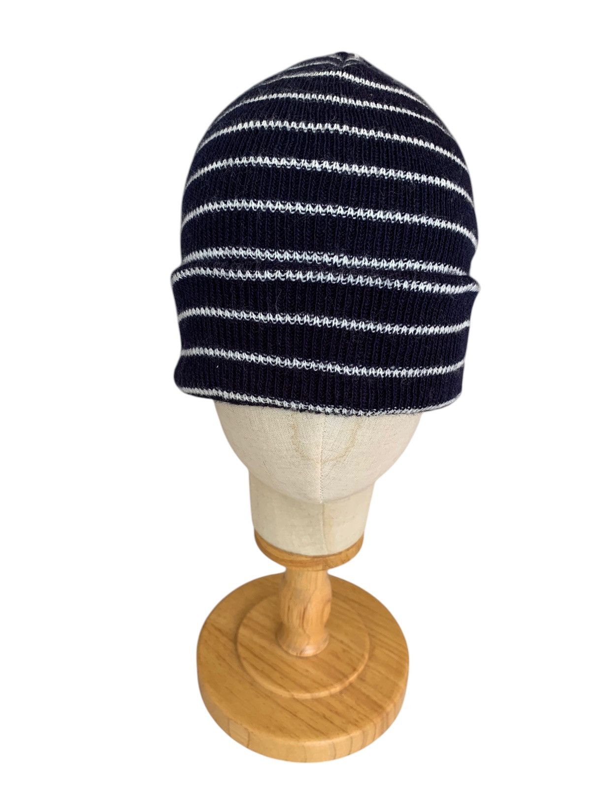Japanese Brand × Kapital × Vintage Knitted Stripe Streetwear Winter Sessions Beanie Hats Size ONE SIZE - 3 Thumbnail