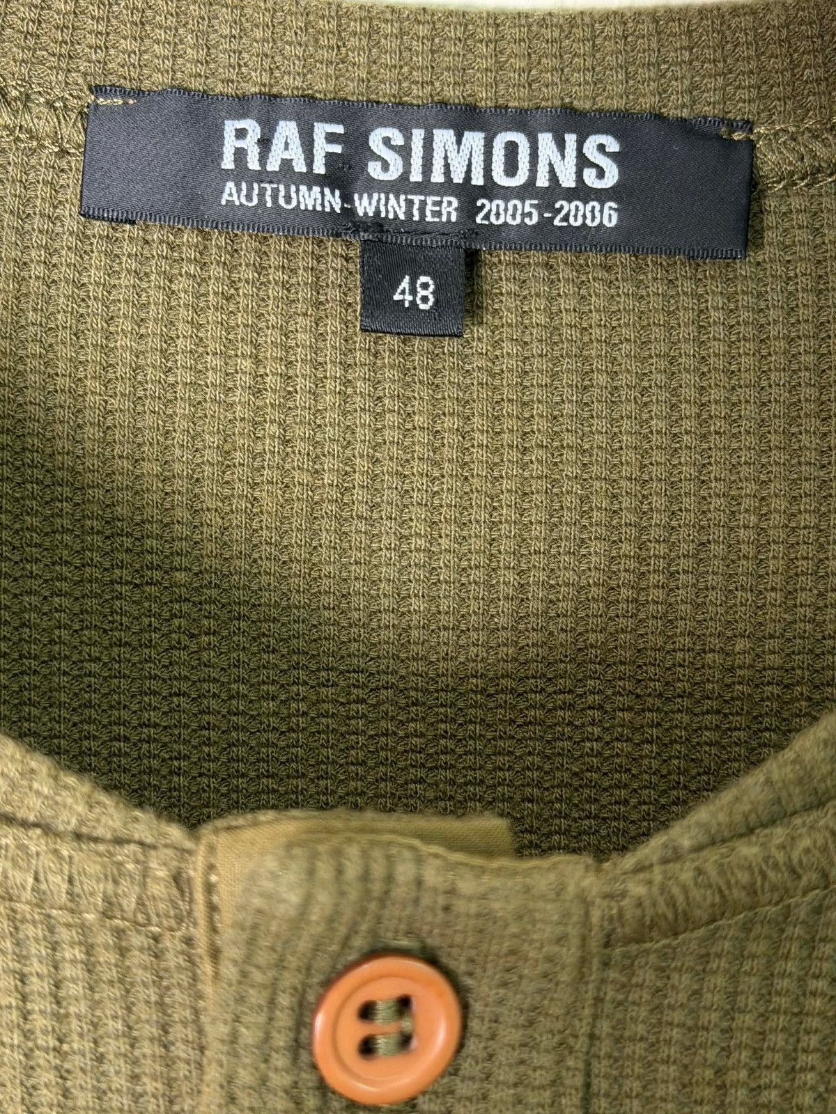 Raf Simons Raf Simons olive green Autumn Winter 2005-2006 sweatshirt Size US M / EU 48-50 / 2 - 5 Thumbnail