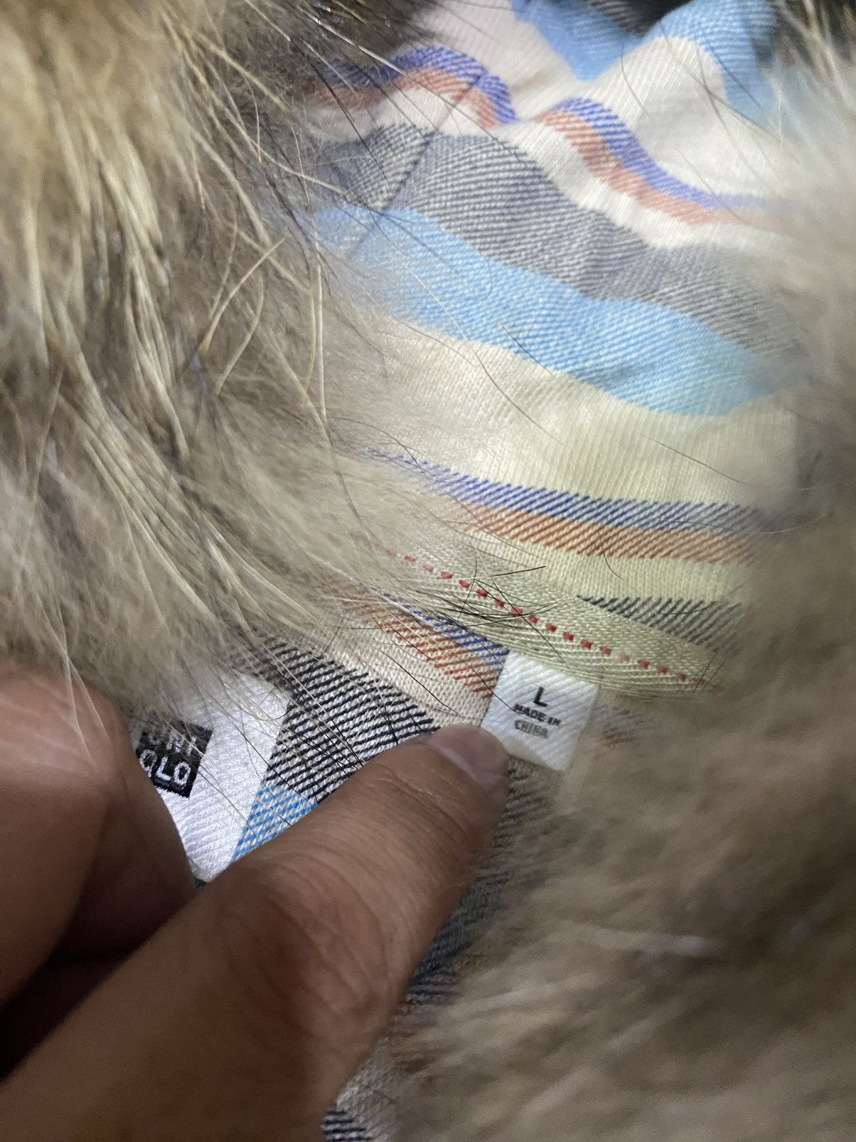 If Six Was Nine 💸BINDINGOFFER💸Uniqlo Striped Furhoodie Lgb Ifsixwasnine Size US L / EU 52-54 / 3 - 6 Thumbnail
