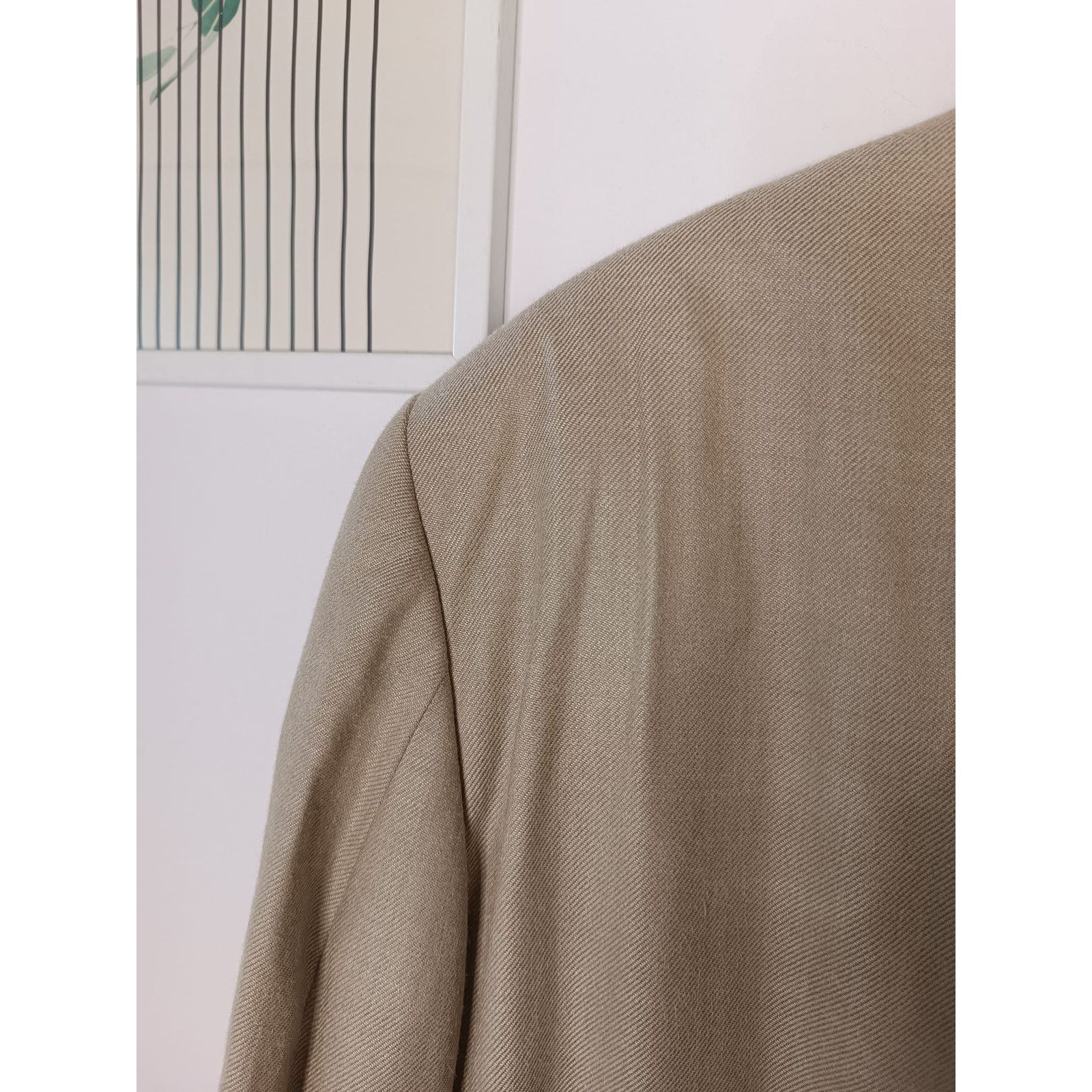 Oscar De La Renta Oscar De La Renta Men Vintage Blazer Suit Jacket Silk Wool Size 52R - 3 Thumbnail