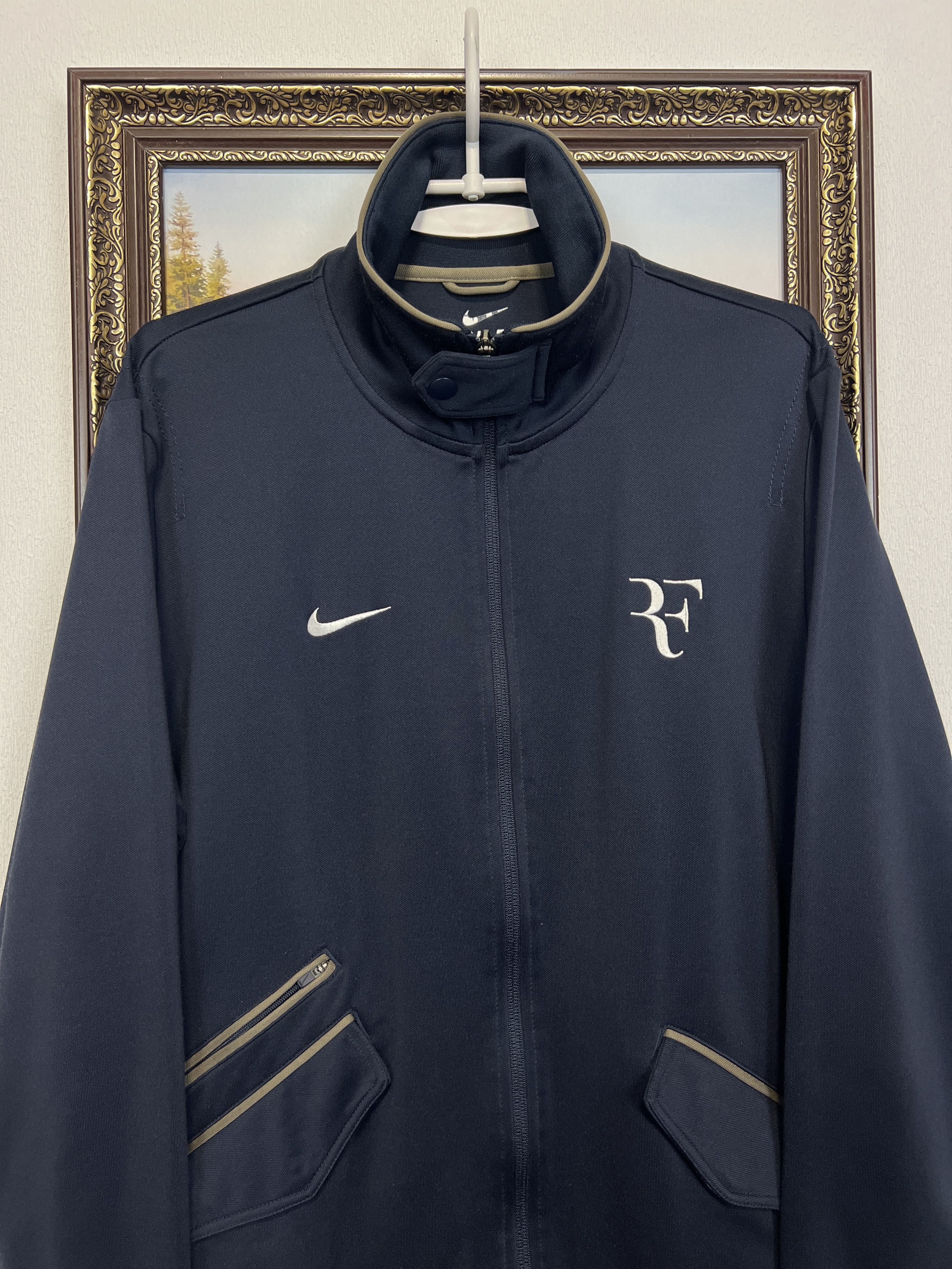 Nike Roger Federer RF ATP Finals Tennis Jacket Rafa Nadal Track Size US L / EU 52-54 / 3 - 2 Thumbnail