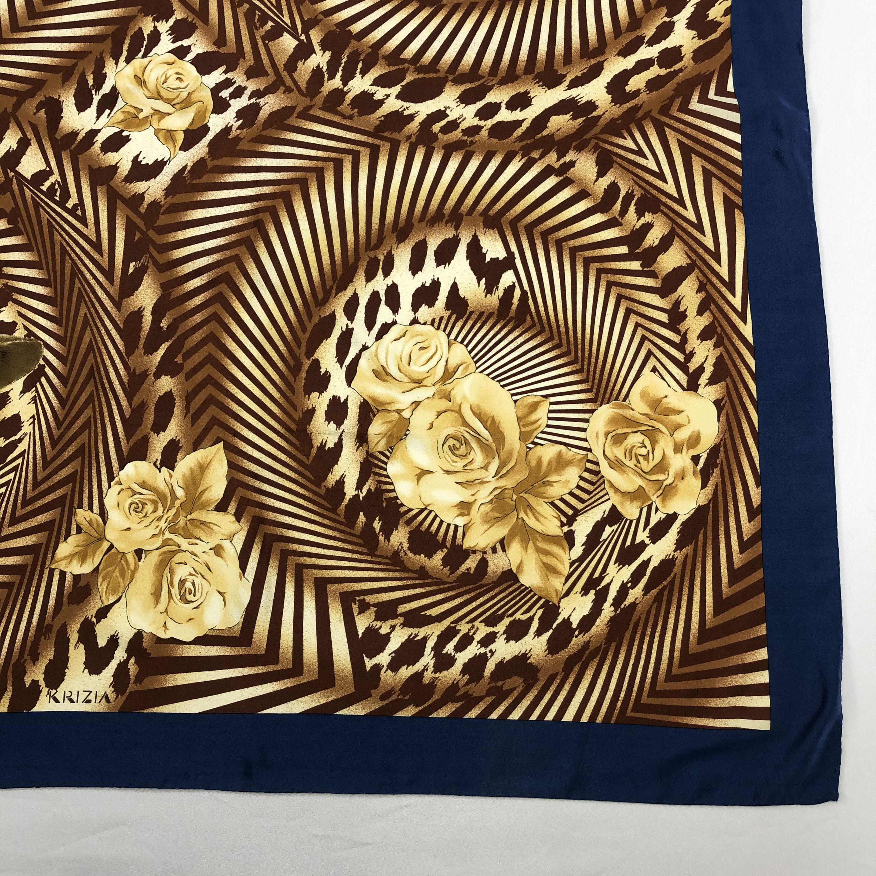 Krizia Uomo Vintage Krizia Uomo Silk Scarf Size ONE SIZE - 4 Thumbnail