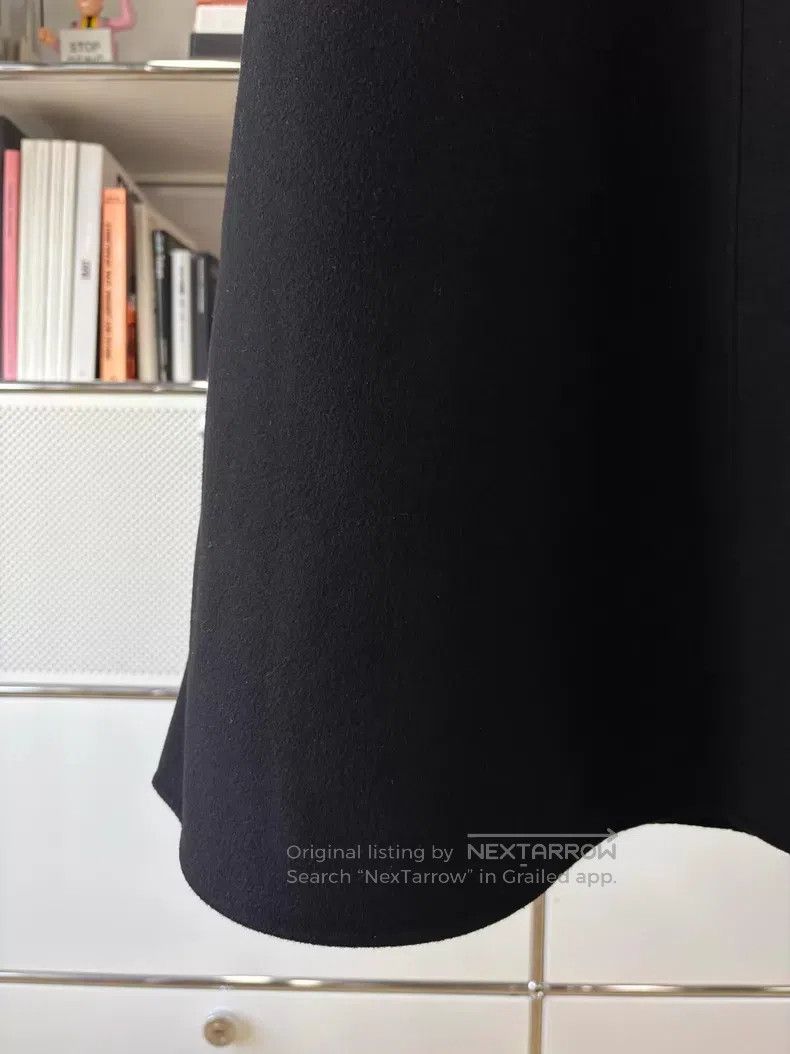 Dior Dior Black wool A-shaped skirt Size 24" / US 00 / IT 34 - 4 Thumbnail