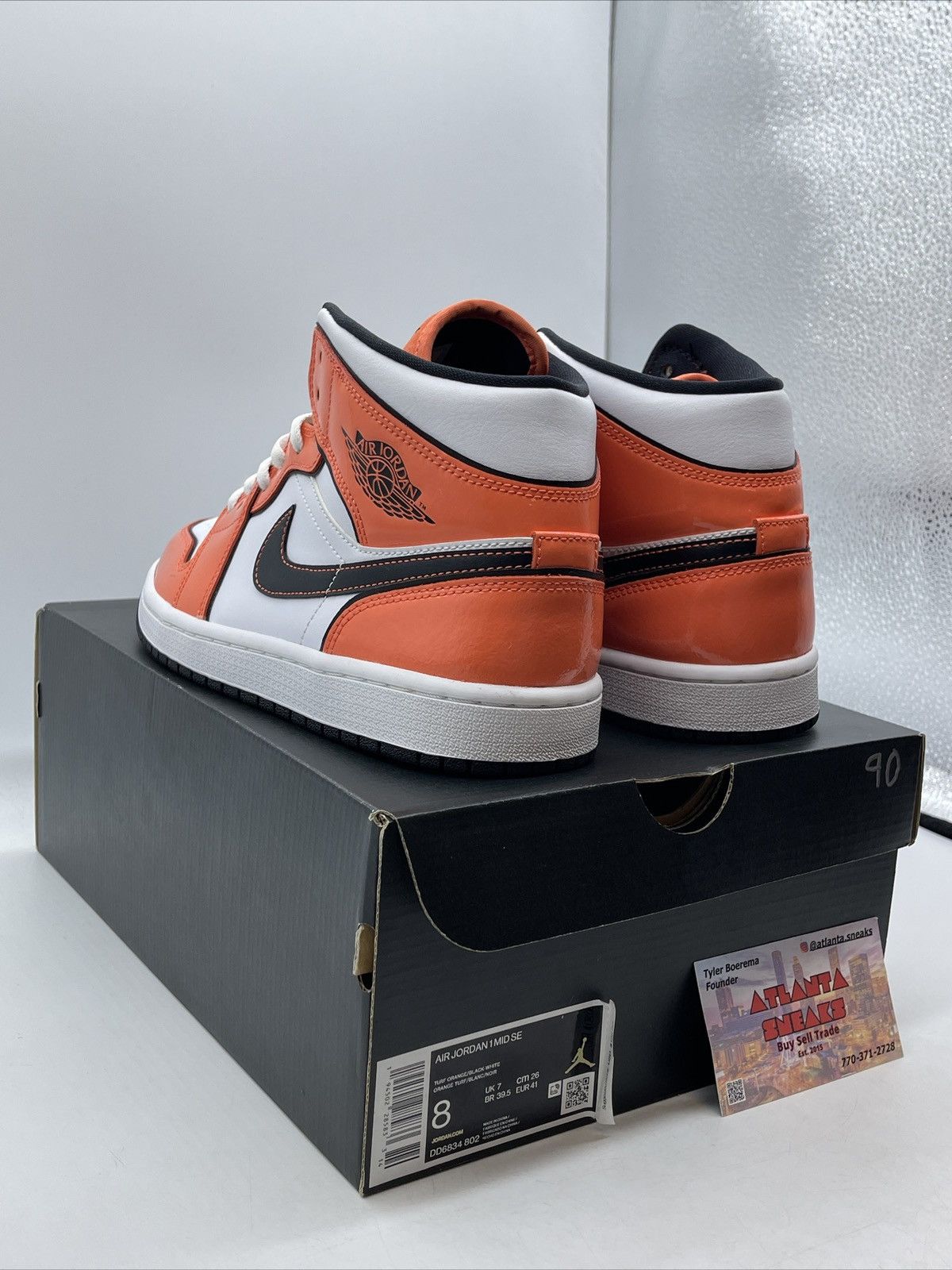 Jordan Brand Air Jordan 1 mid turf orange Size US 8 / EU 41 - 4 Thumbnail