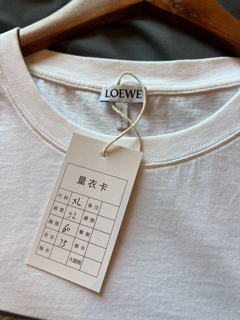 Loewe LOEWE Pasta printed cotton knit round neck short sleeve T- Size US XL / EU 56 / 4 - 5 Thumbnail