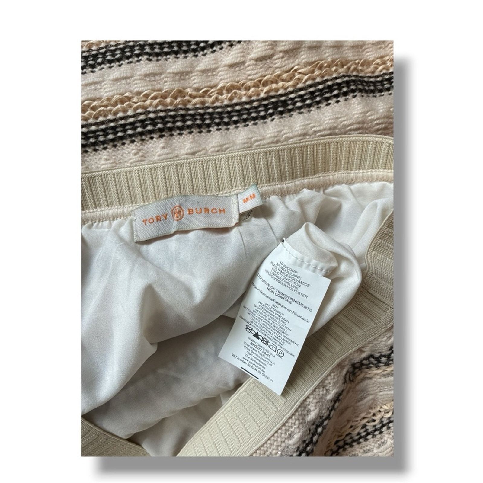 Tory Burch Tory Burch Jacquard midi skirt in wool blend with fringe Size 28" / US 6 / IT 42 - 5 Thumbnail