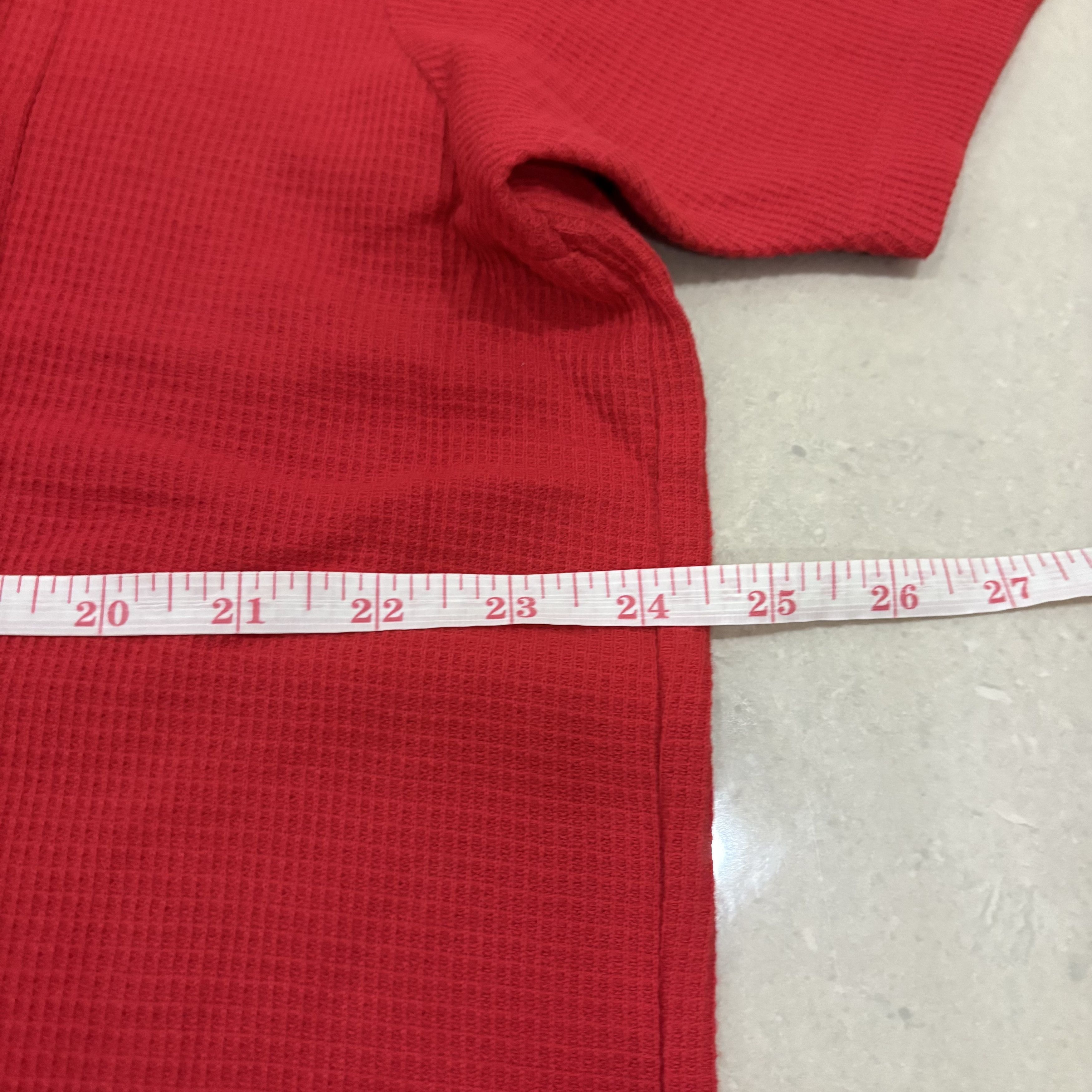 Supreme Supreme Waffle Pocket Red T-Shirt Size US XL / EU 56 / 4 - 4 Thumbnail