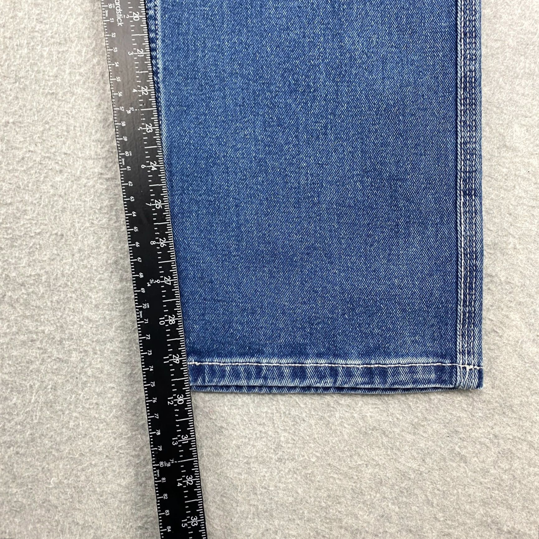 Essentials Amazon Jeans Mens 33X30 Blue Straight Leg Pockets Loose Fit Stretch Vintage No Size US 33 - 7 Thumbnail