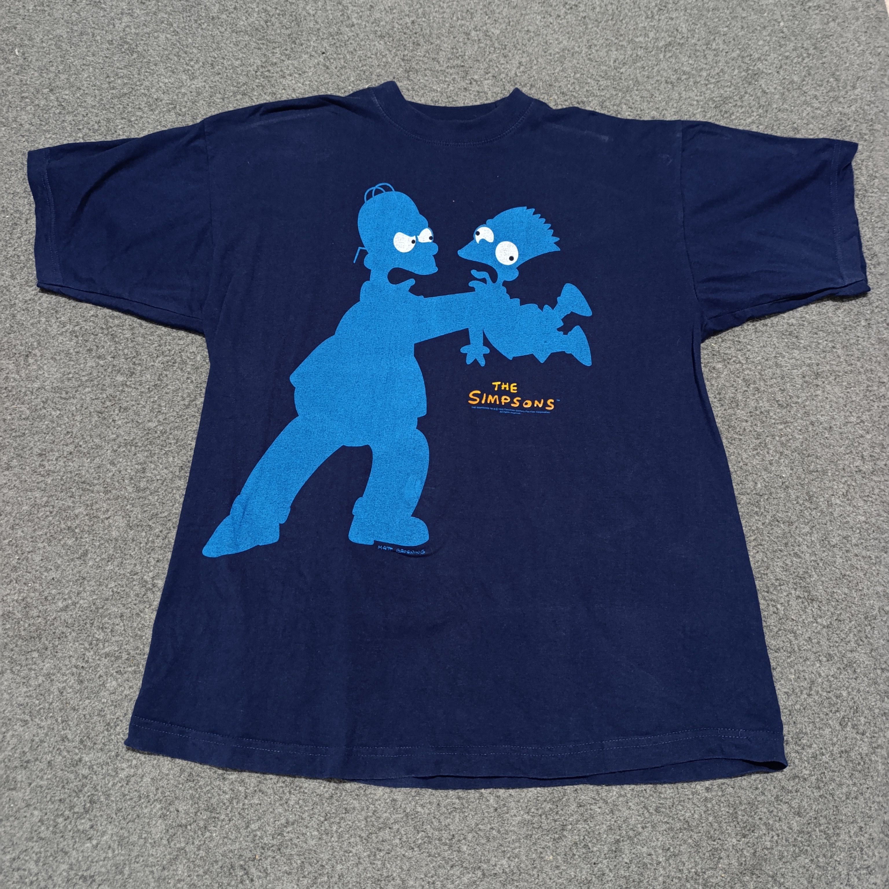 The Simpsons × Vintage VINTAGE 1995 ADULT THE SIMPSONS HOMER AND BART CARTOON Size US L / EU 52-54 / 3 - 1 Thumbnail