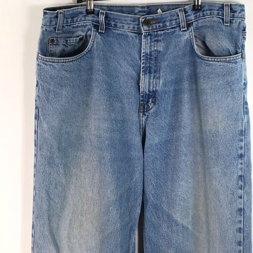Vintage Kirkland Signature Jeans Blue 40 x 32 Denim 5 Pocket Classic Straight Mens Size US 40 / EU 56 - 4 Thumbnail