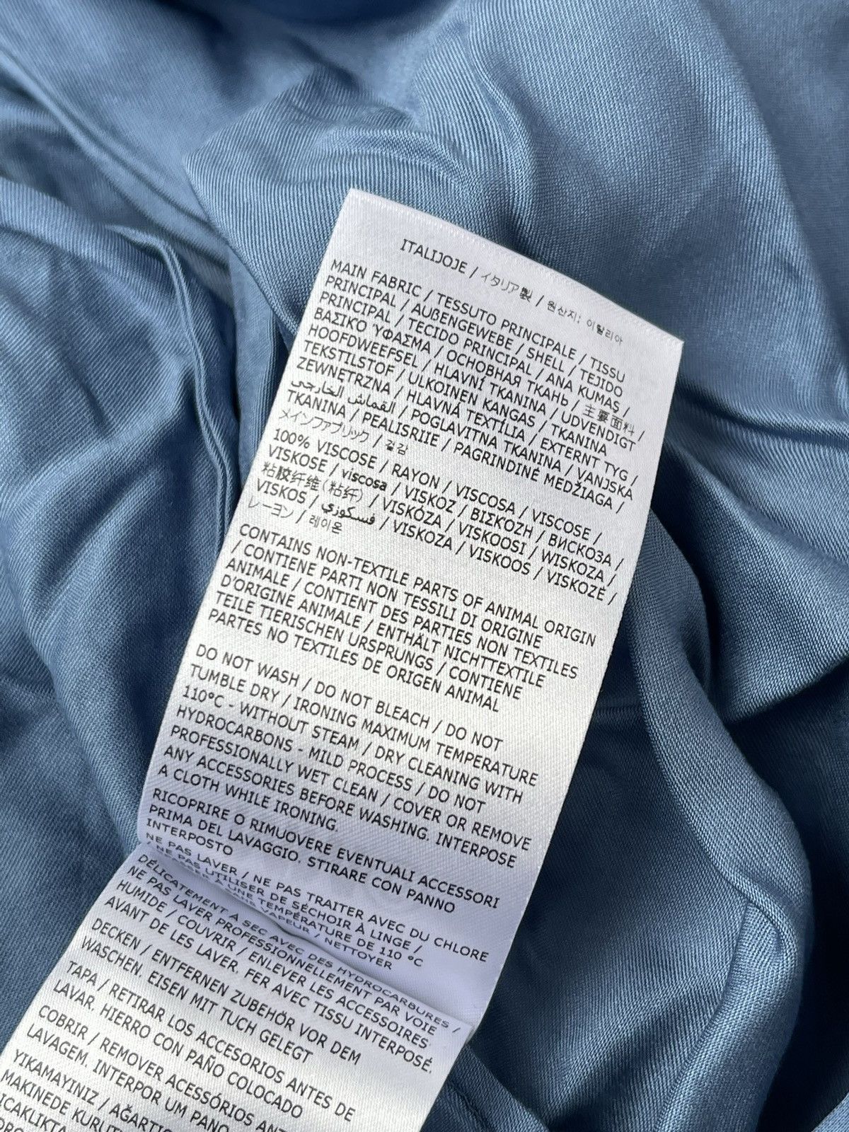 Maison Margiela !DS! SS22 Maison Margiela Bow Blue Viscose Shirt Size XL / US 12-14 / IT 48-50 - 23 Thumbnail
