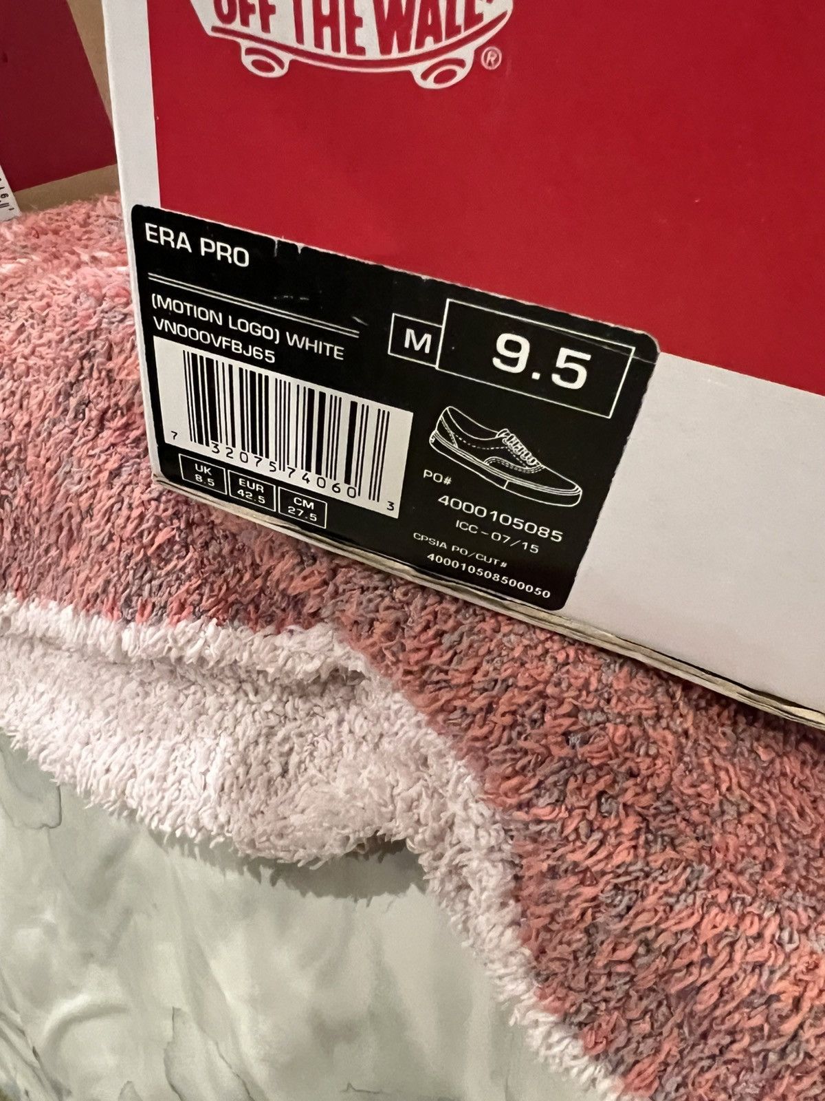 Supreme × Vans Supreme Vans Era Pro Motion Logo - 9.5 Size US 9.5 / EU 42-43 - 7 Thumbnail