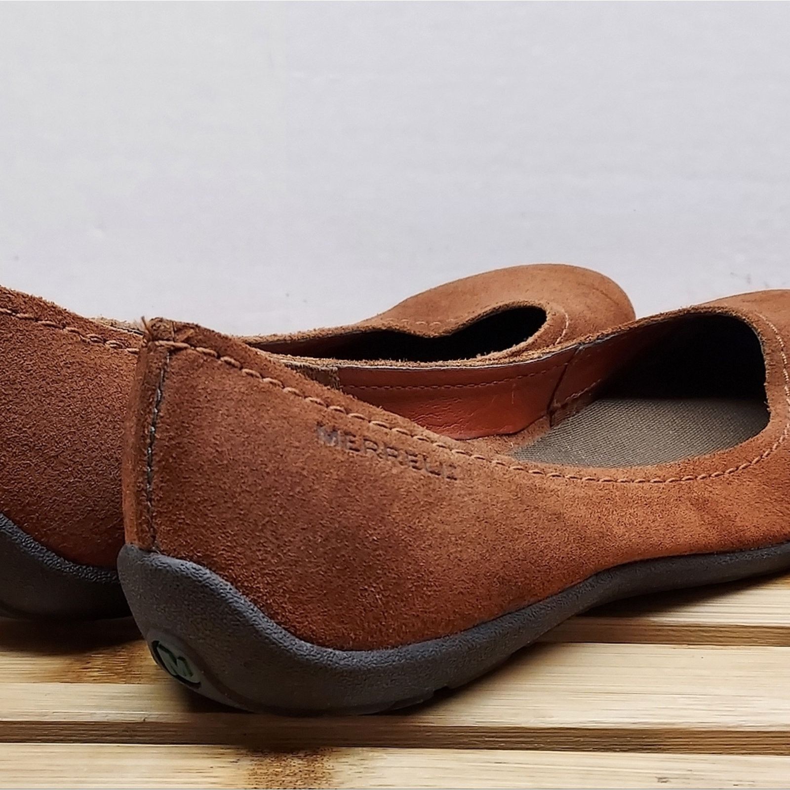 Merrell Merrell Womens | Brown | Avesso Suede Slip On Shoes Size 9 Size US 9 / IT 39 - 3 Thumbnail