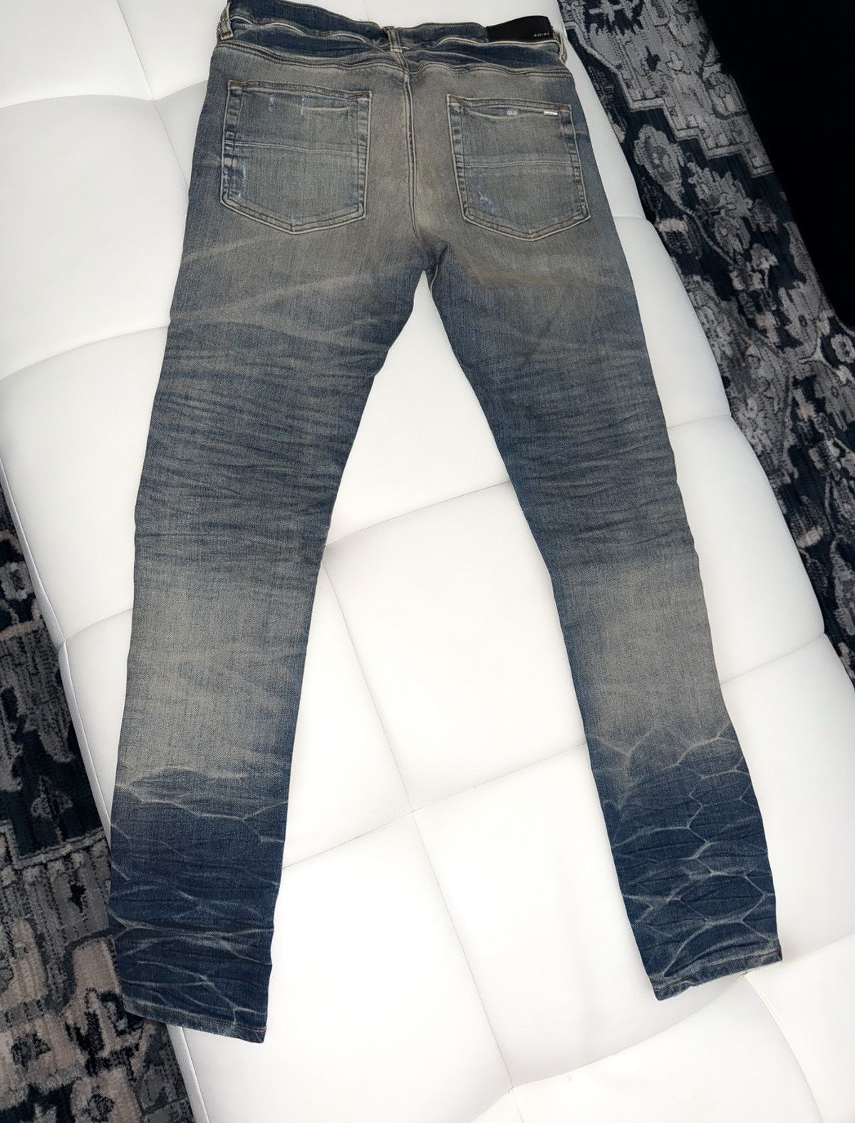 Amiri Amiri bandana denim patch mx1 jeans Size US 33 - 6 Thumbnail