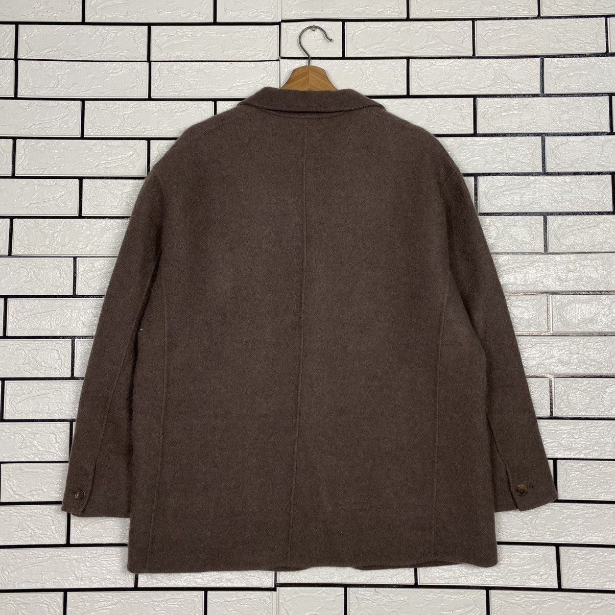 Issey Miyake 🔥VINTAGE WOOL JACKET BUTTON ISSEY MIYAKE RUNWAY Size US L / EU 52-54 / 3 - 10 Thumbnail