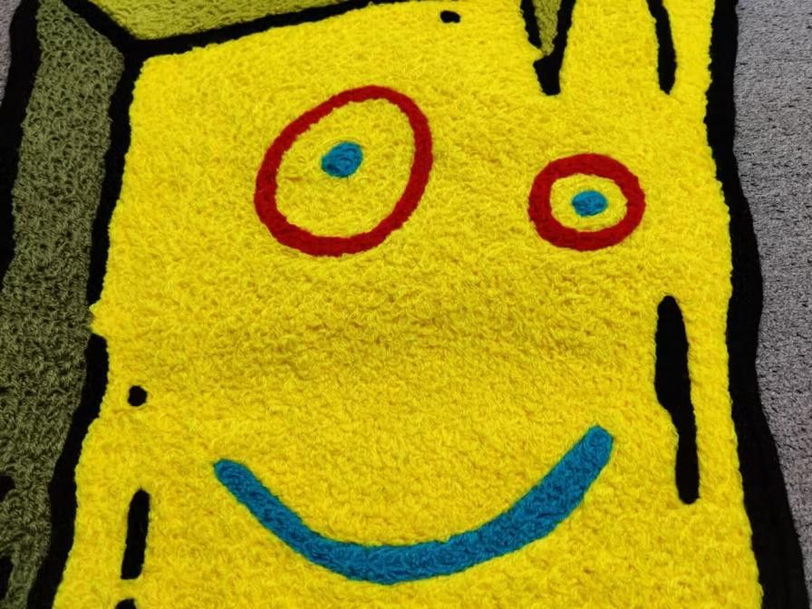 Other Ed Edd & Eddy Plank Wool Thread Carpet Size ONE SIZE - 2 Thumbnail