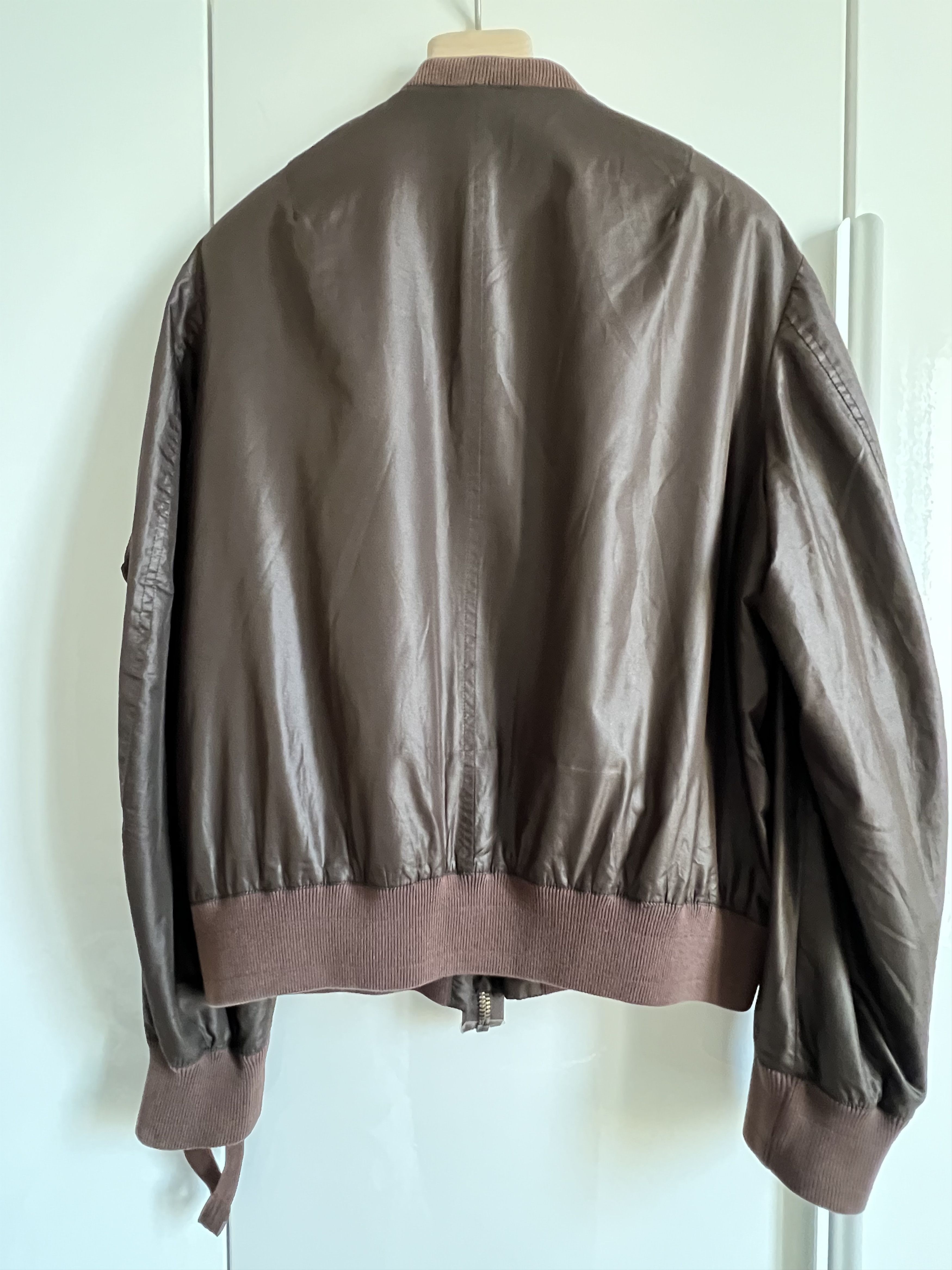 Helmut Lang HELMUT LANG satin cargo pocket bomber made in Italy Size US L / EU 52-54 / 3 - 18 Thumbnail