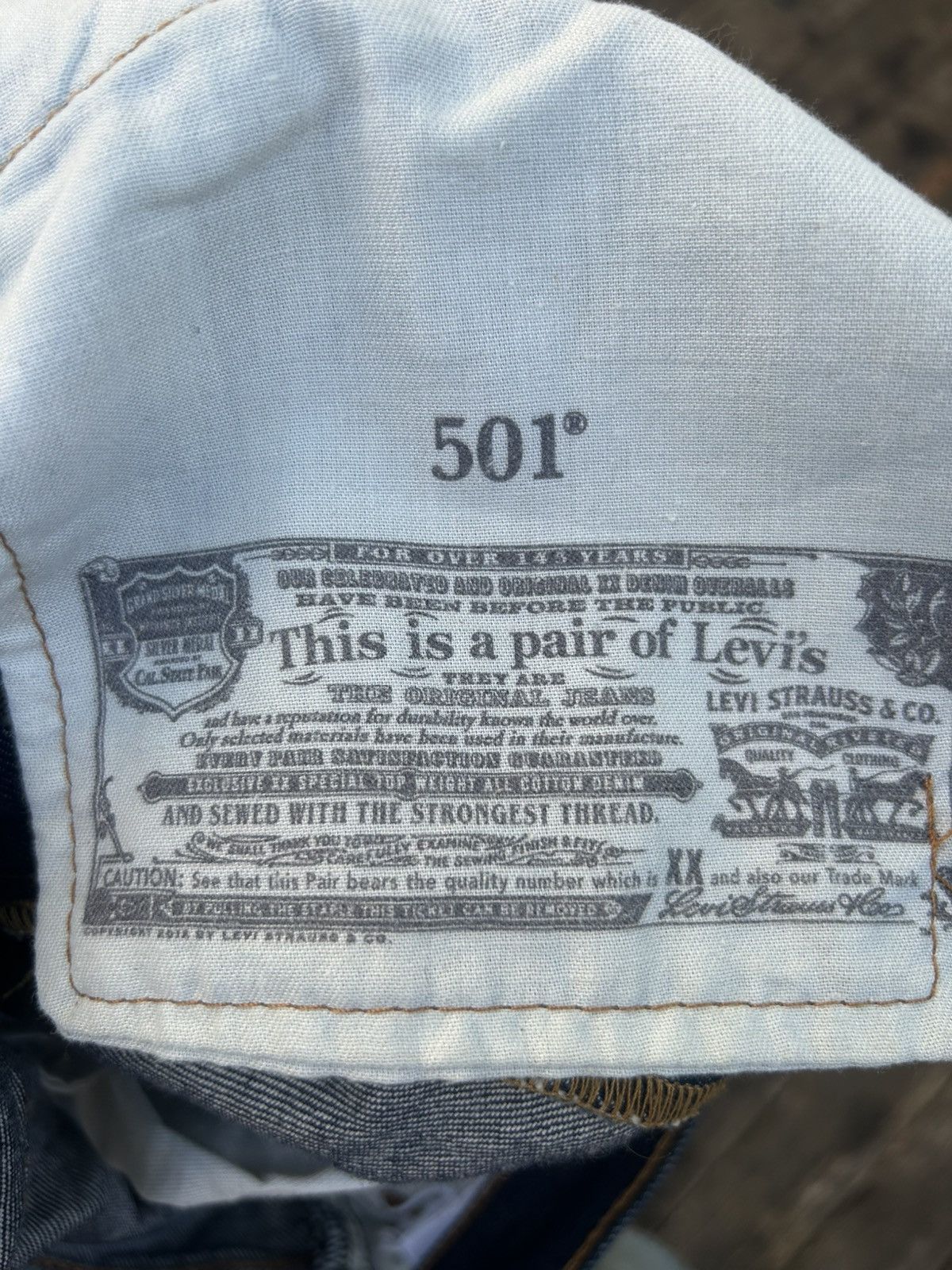 Levi's Levi’s 501 Straight Legged Jeans Size US 29 - 4 Thumbnail