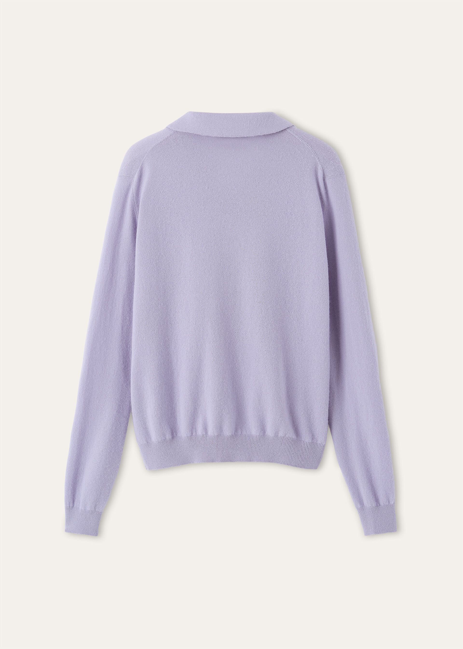 Loro Piana os11x0426 FAQ9446 Sergio Polo Shirt in Iced Violet Size S / US 4 / IT 40 - 6 Thumbnail
