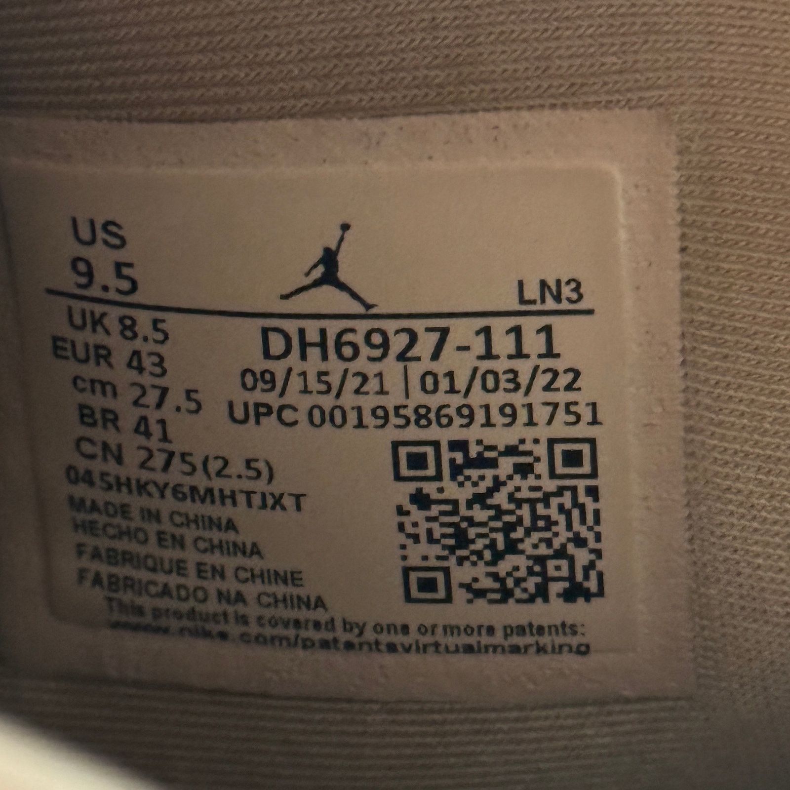 Jordan Brand × Nike Size 9.5 Nike Air Jordan 4 Retro Military Black Men's Shoes Size US 9.5 / EU 42-43 - 8 Thumbnail